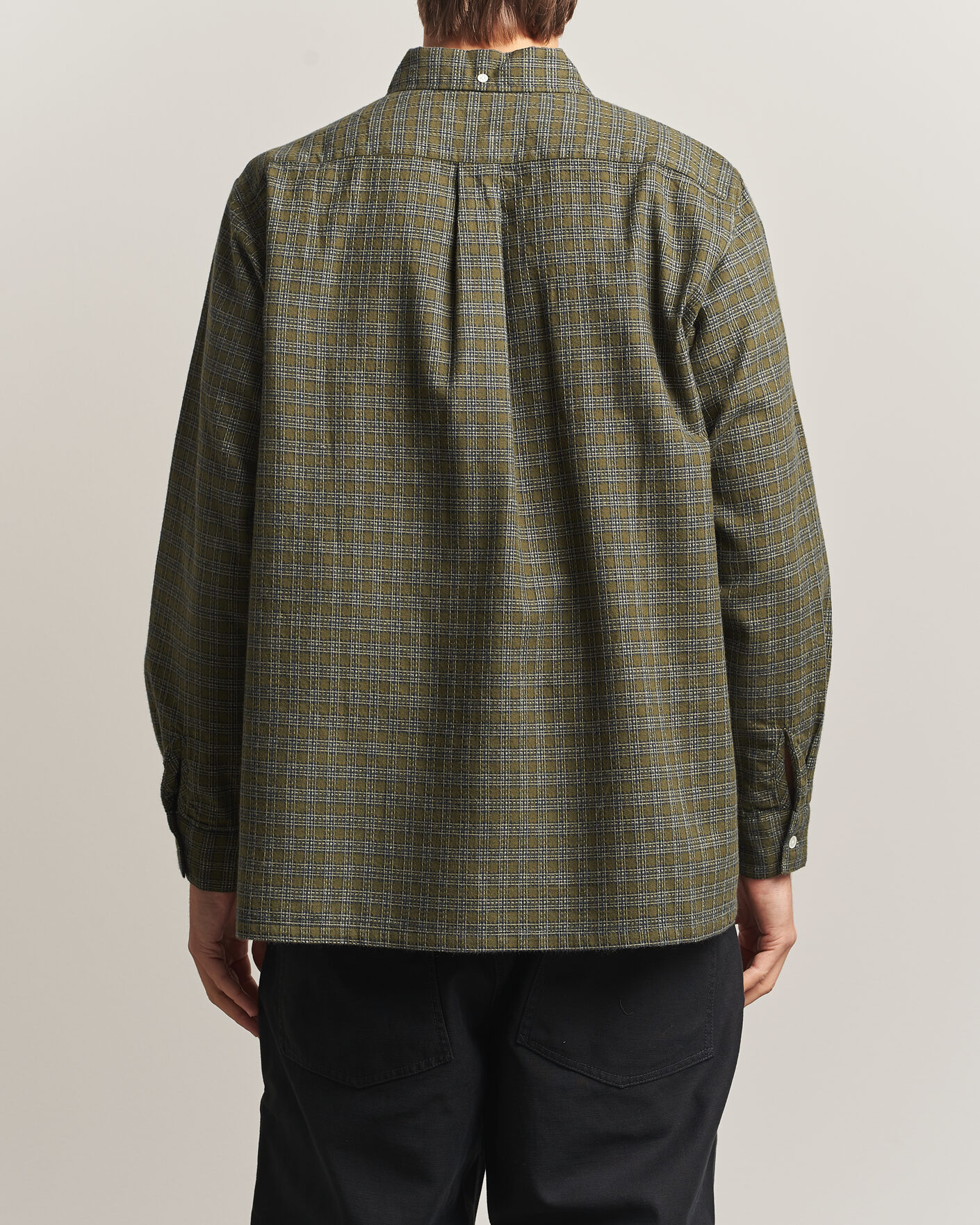 Uomini | Camicie | BEAMS PLUS | Dobby Plaid Button Down Shirt Dark Green