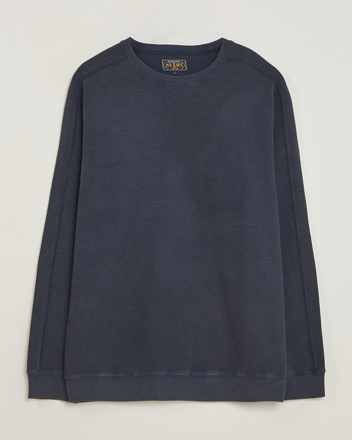 Uomini | T-shirt | BEAMS PLUS | Fade Thermal Crew Navy