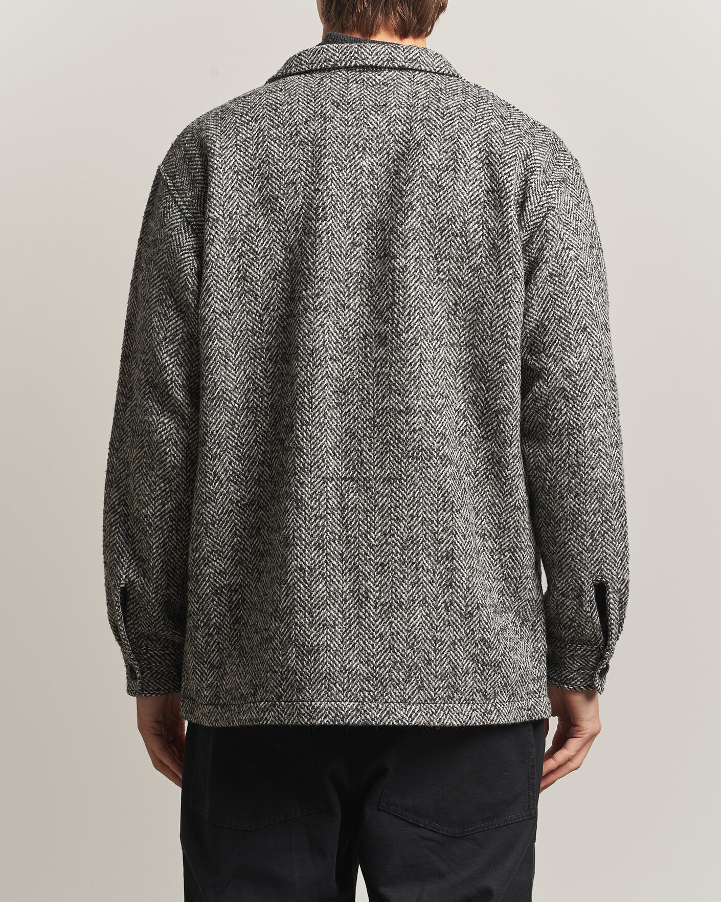 Uomini | Giacche | BEAMS PLUS | Wool Herringbone Jacket Grey