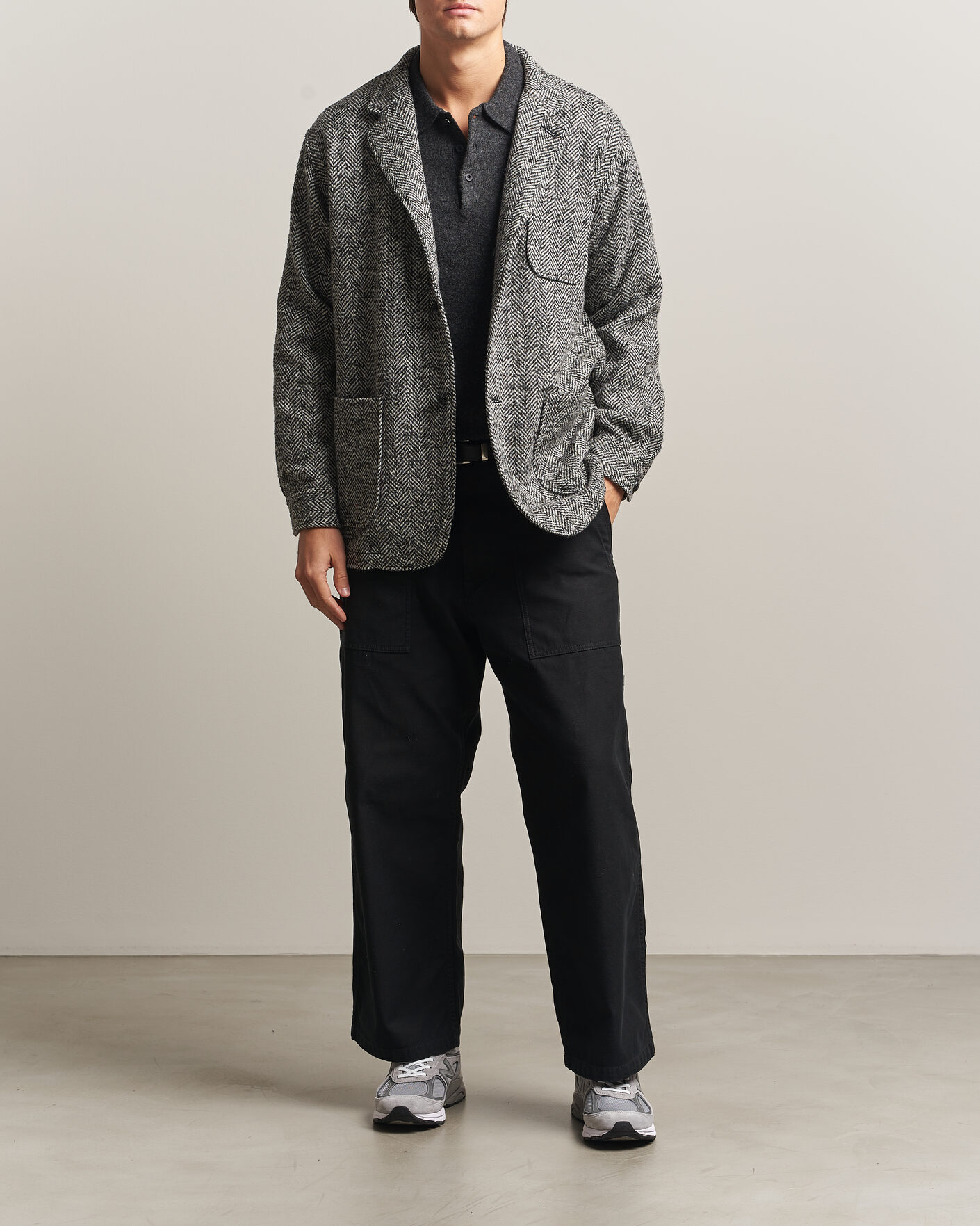 Uomini | Pantaloni | BEAMS PLUS | MIL Utility Sateen Trousers Black