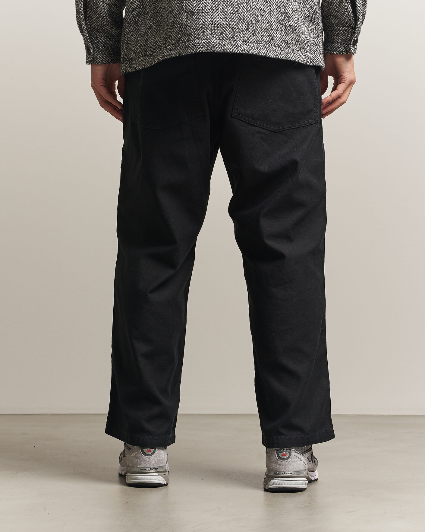 Uomini | Pantaloni | BEAMS PLUS | MIL Utility Sateen Trousers Black