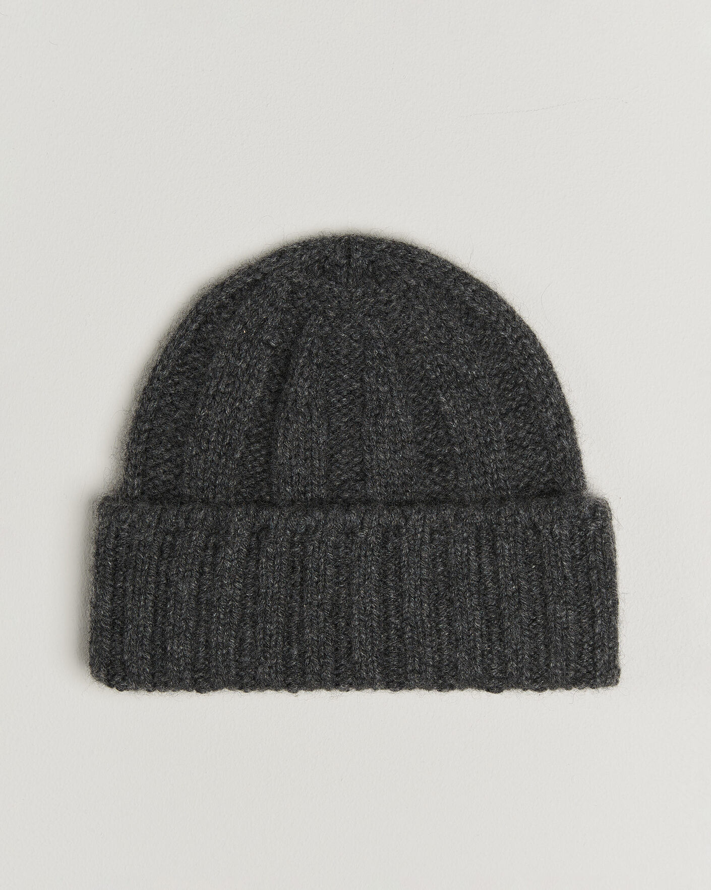 Uomini | Berretti | BEAMS PLUS | Cashmere Rib Beanie Grey
