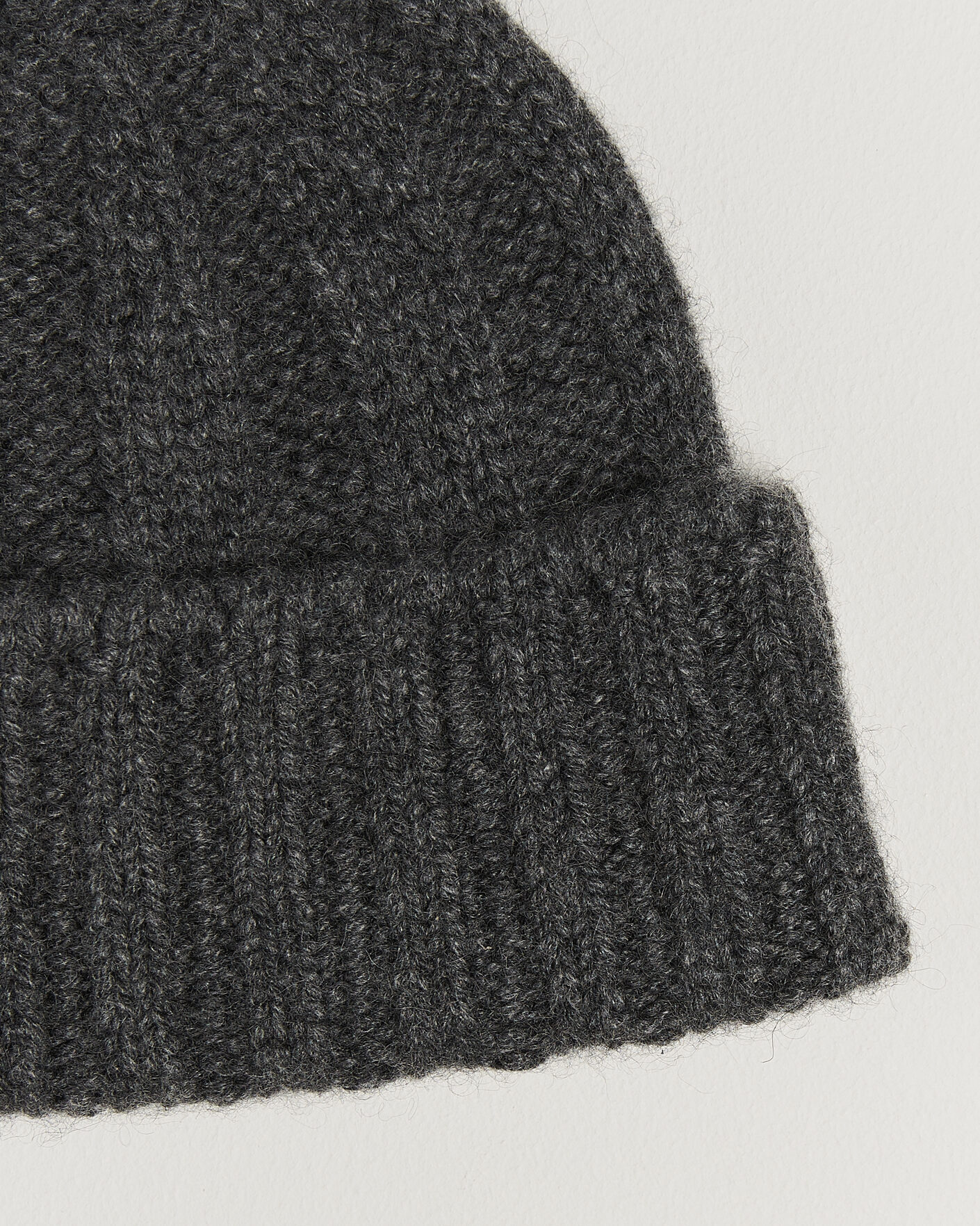 Uomini | Berretti | BEAMS PLUS | Cashmere Rib Beanie Grey