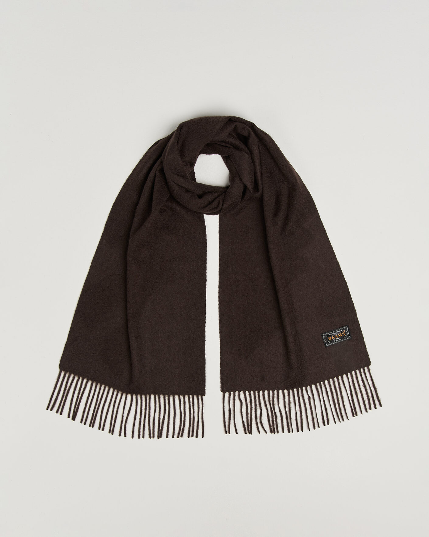 Uomini | Sciarpe | BEAMS PLUS | Cashmere Scarf Dark Brown