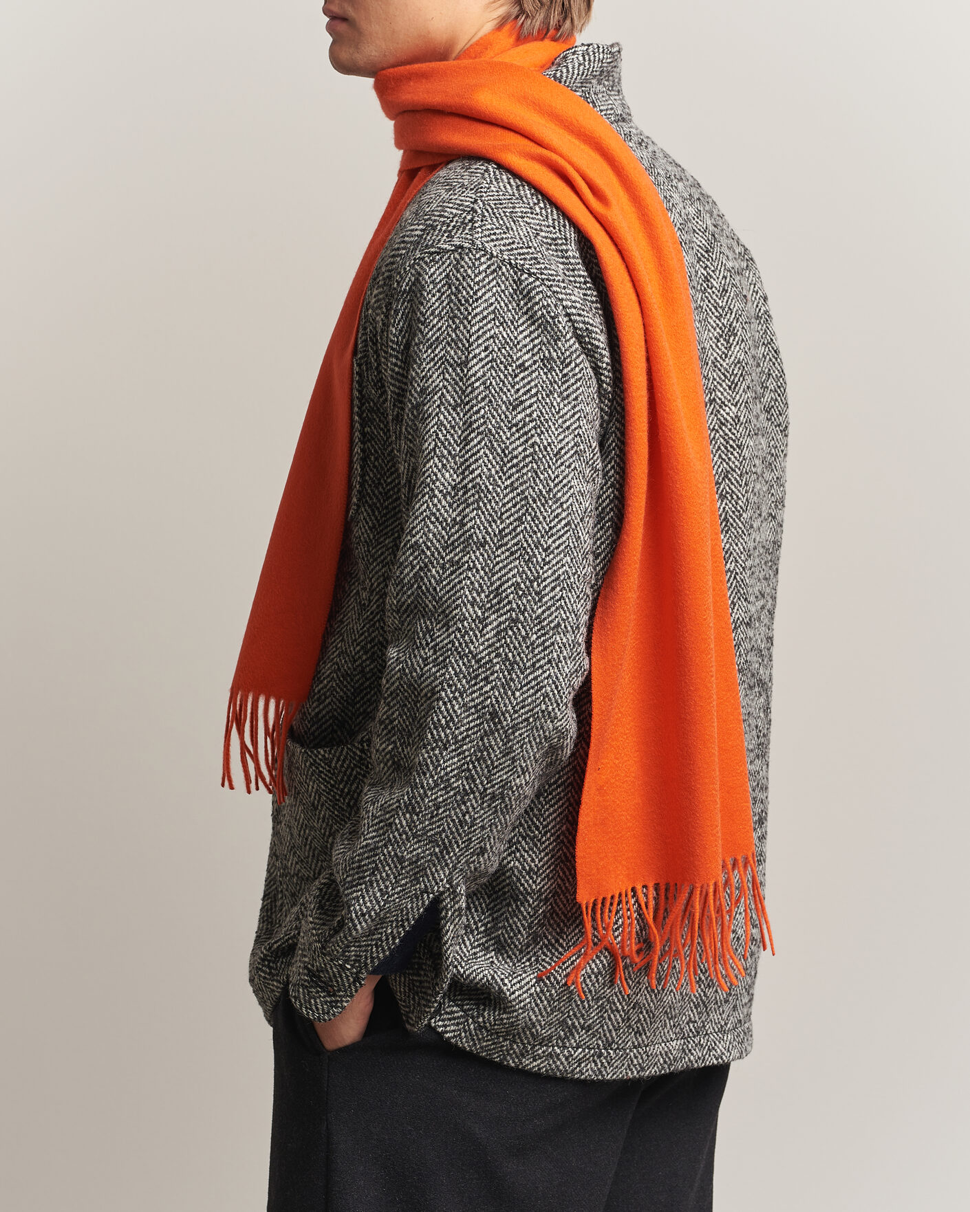 Uomini | Sciarpe | BEAMS PLUS | Cashmere Scarf Orange