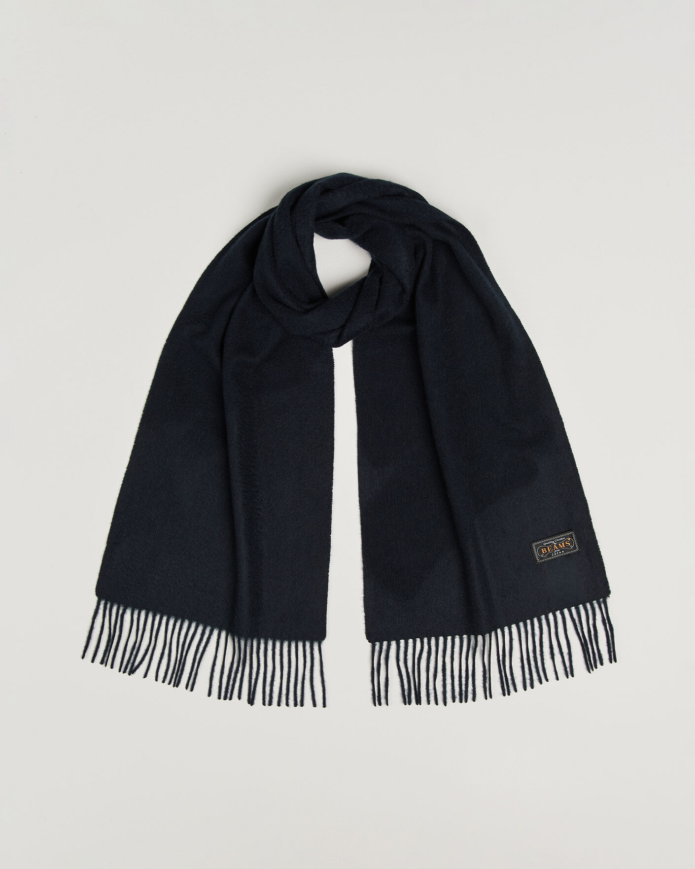 Uomini | Sciarpe | BEAMS PLUS | Cashmere Scarf Navy