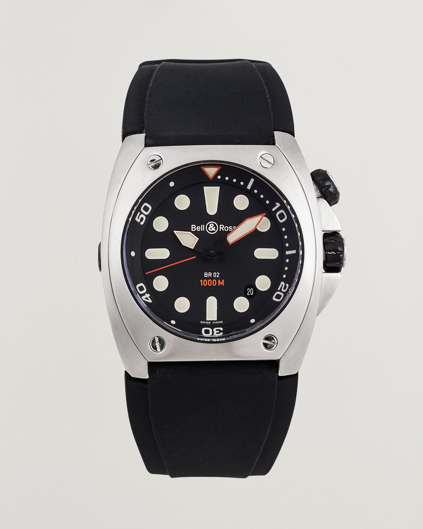 Uomini | Pre-Owned & Vintage Watches | Bell & Ross Pre-Owned | BR02-20 Steel