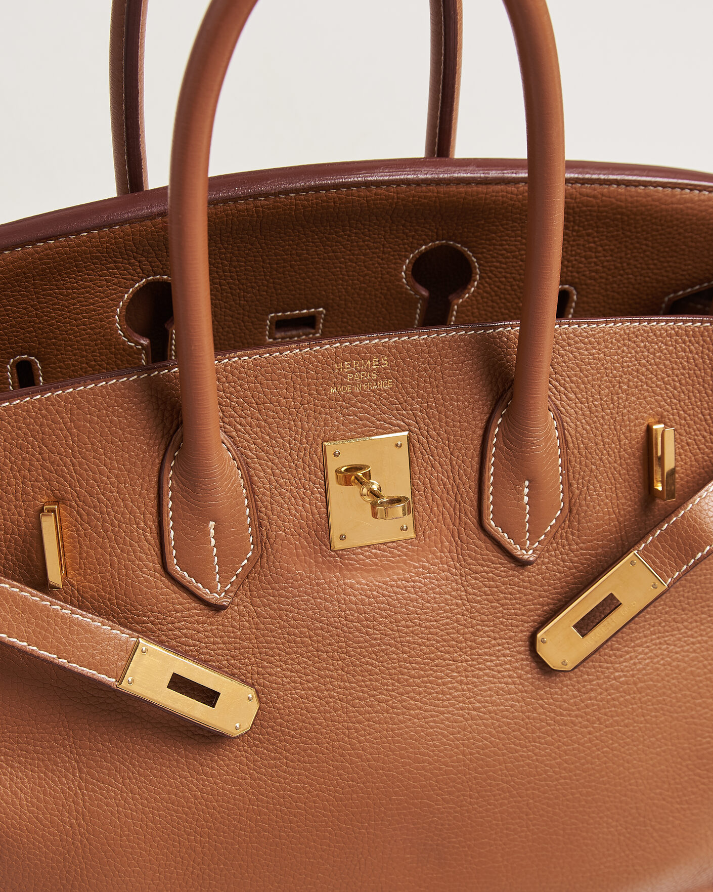 Uomini | Pre-Owned & Vintage Bags | Hermès Pre-Owned | Birkin 35 Togo Leather Gold