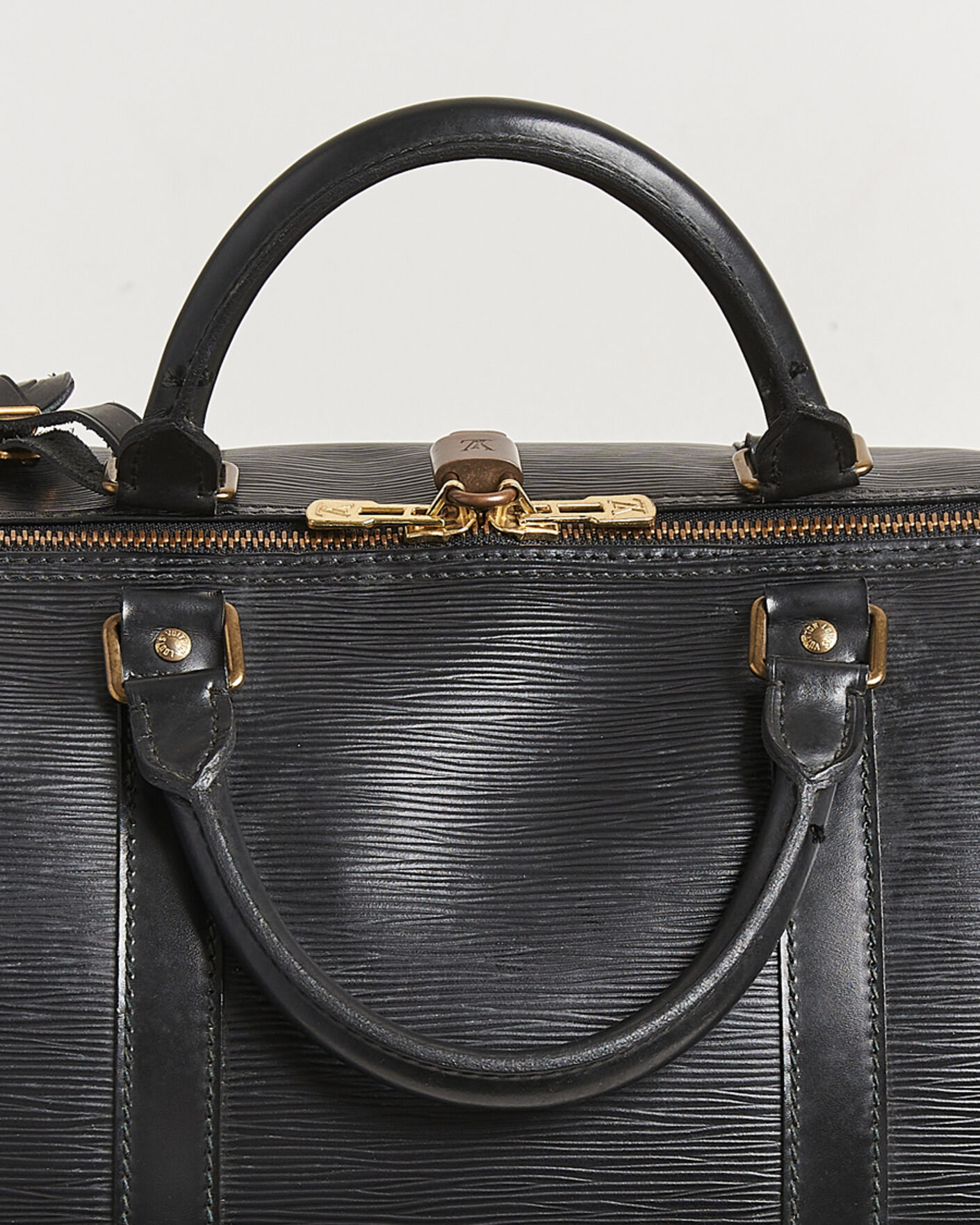 Uomini | Pre-Owned & Vintage Bags | Louis Vuitton Pre-Owned | Keepall 60 Epi Leather Black