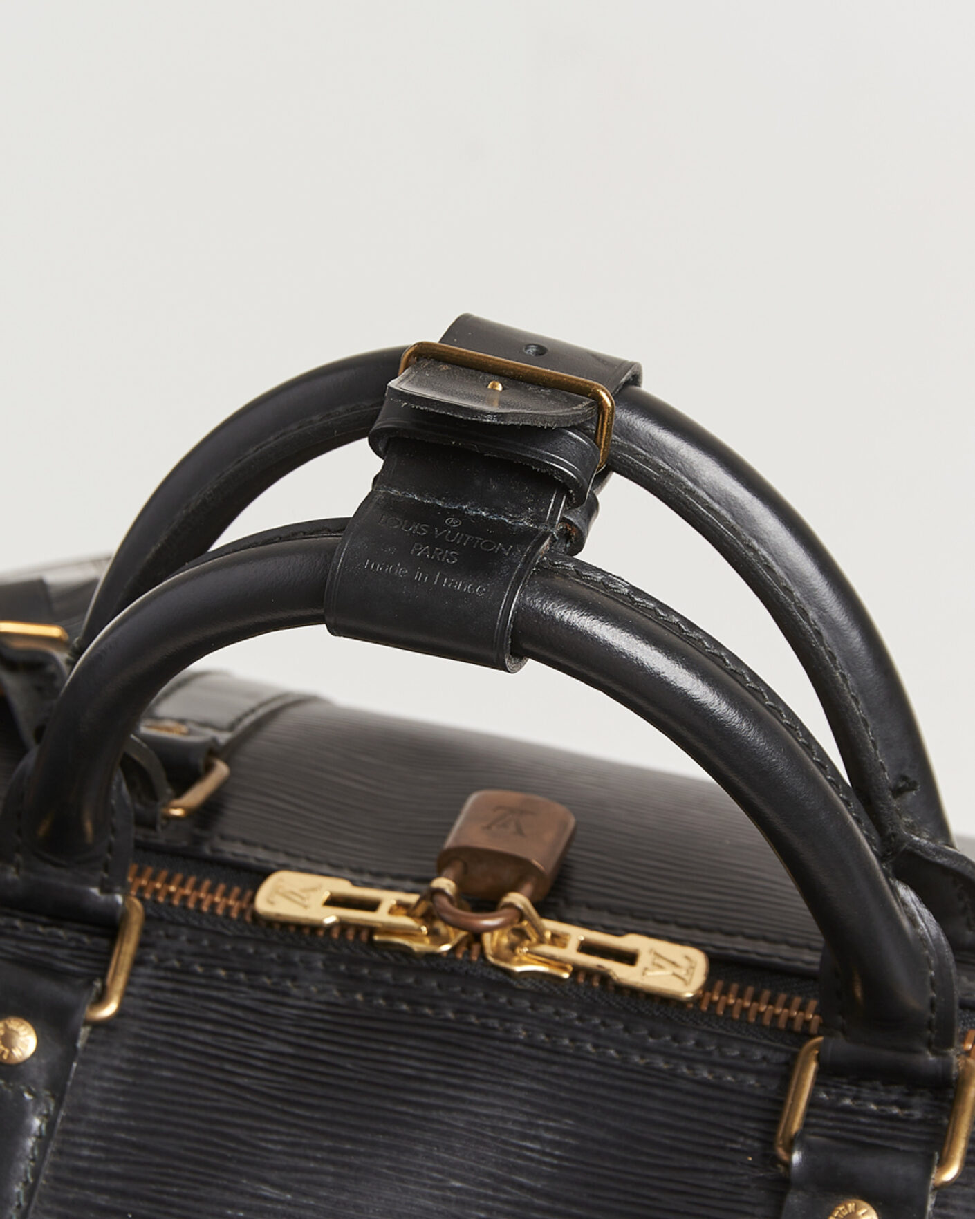 Uomini | Pre-Owned & Vintage Bags | Louis Vuitton Pre-Owned | Keepall 60 Epi Leather Black