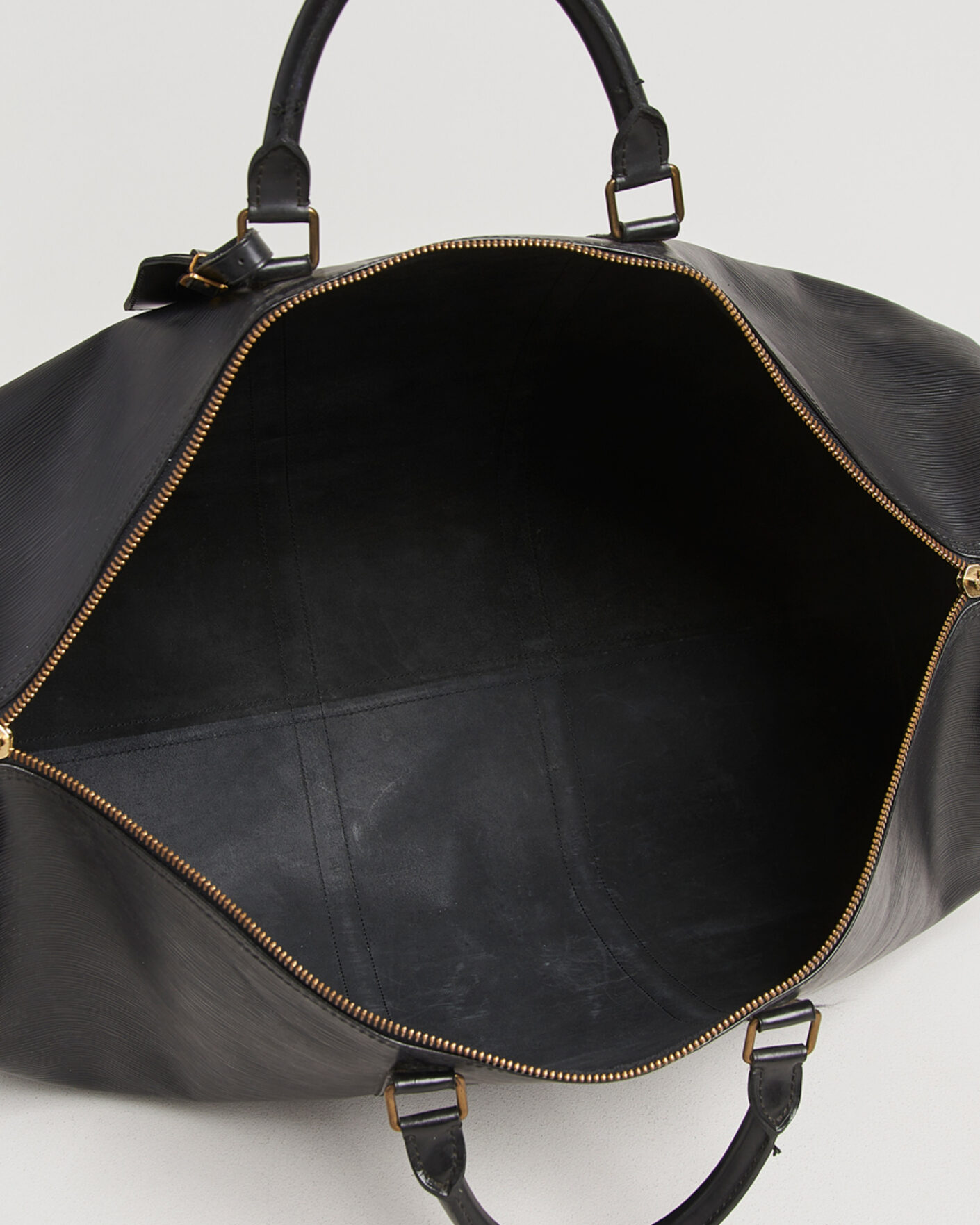 Uomini | Pre-Owned & Vintage Bags | Louis Vuitton Pre-Owned | Keepall 60 Epi Leather Black