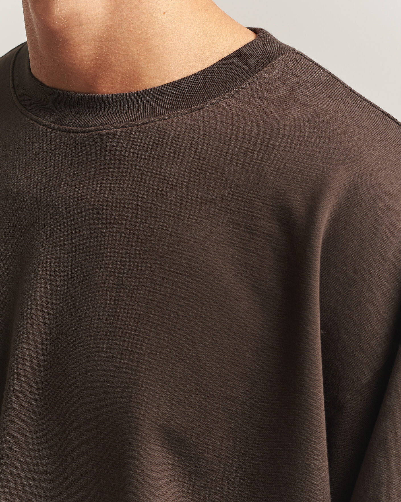 Uomini | Maglieria | Auralee | Super High Gauge Sweat Pullover Dark Brown