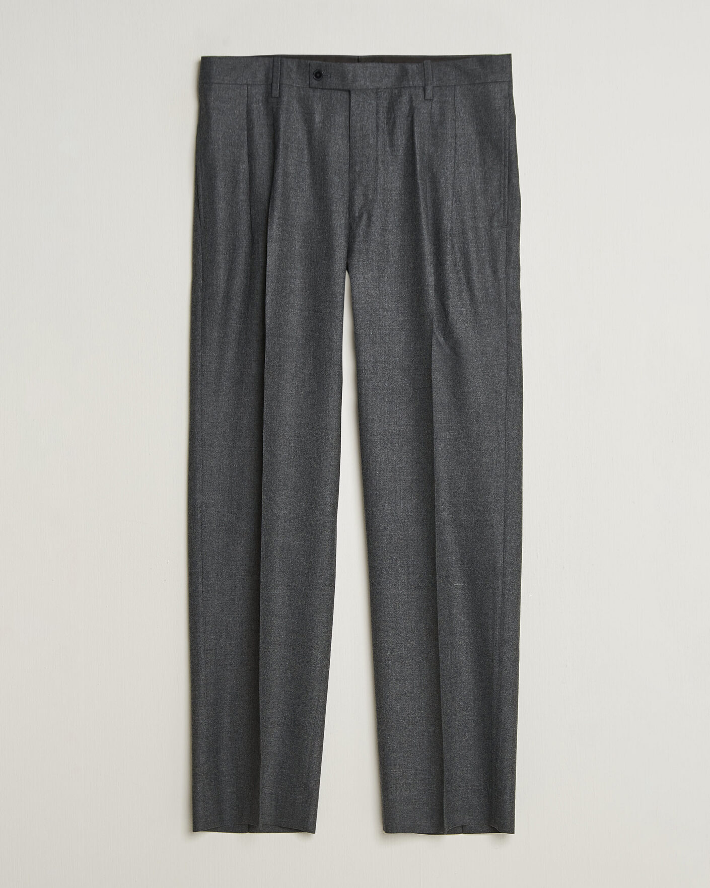 Uomini | Pantaloni | Auralee | Super Light Wool Pants Charcoal