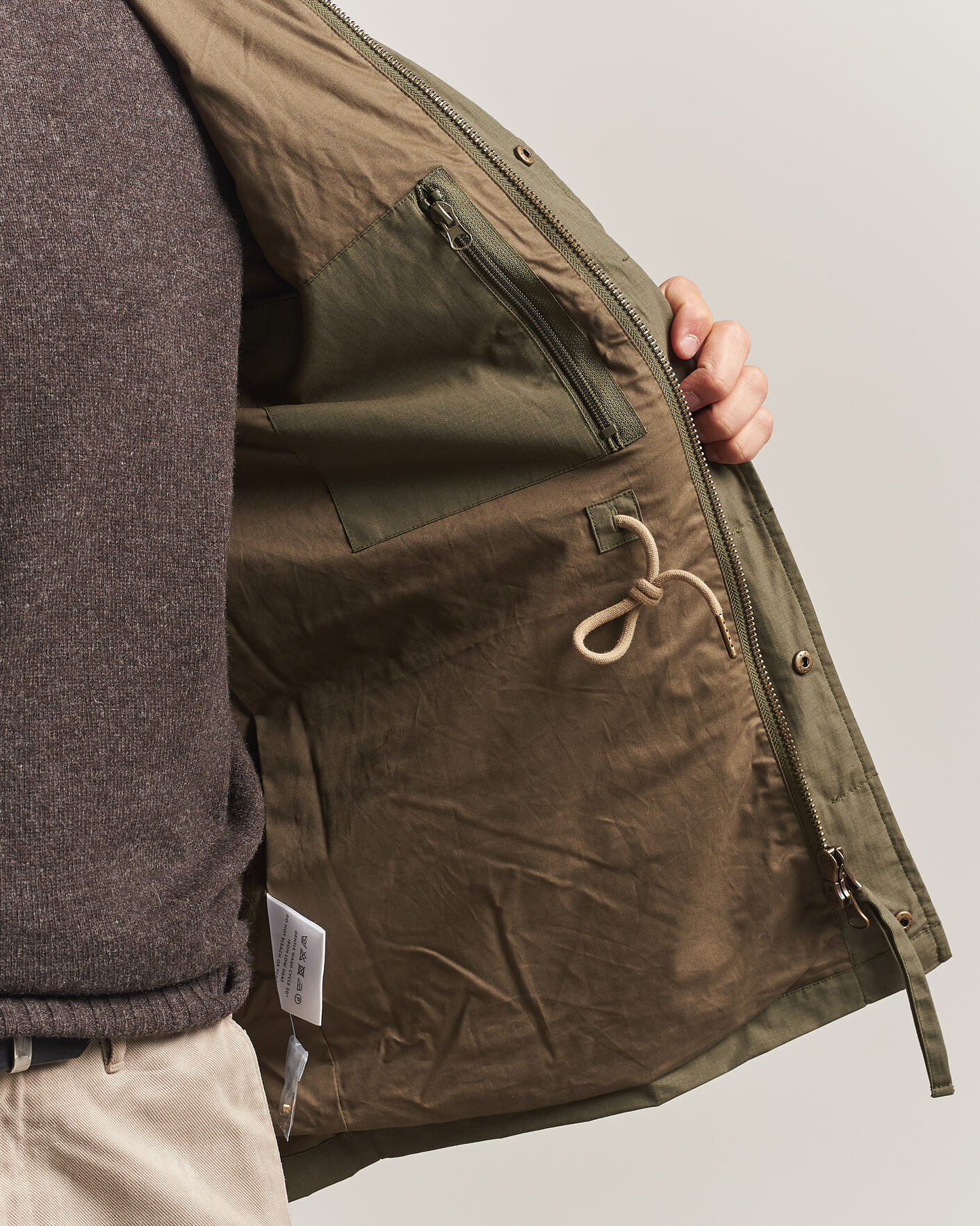 Uomini | Giacche | A Day's March | Barnett M65 Jacket Olive