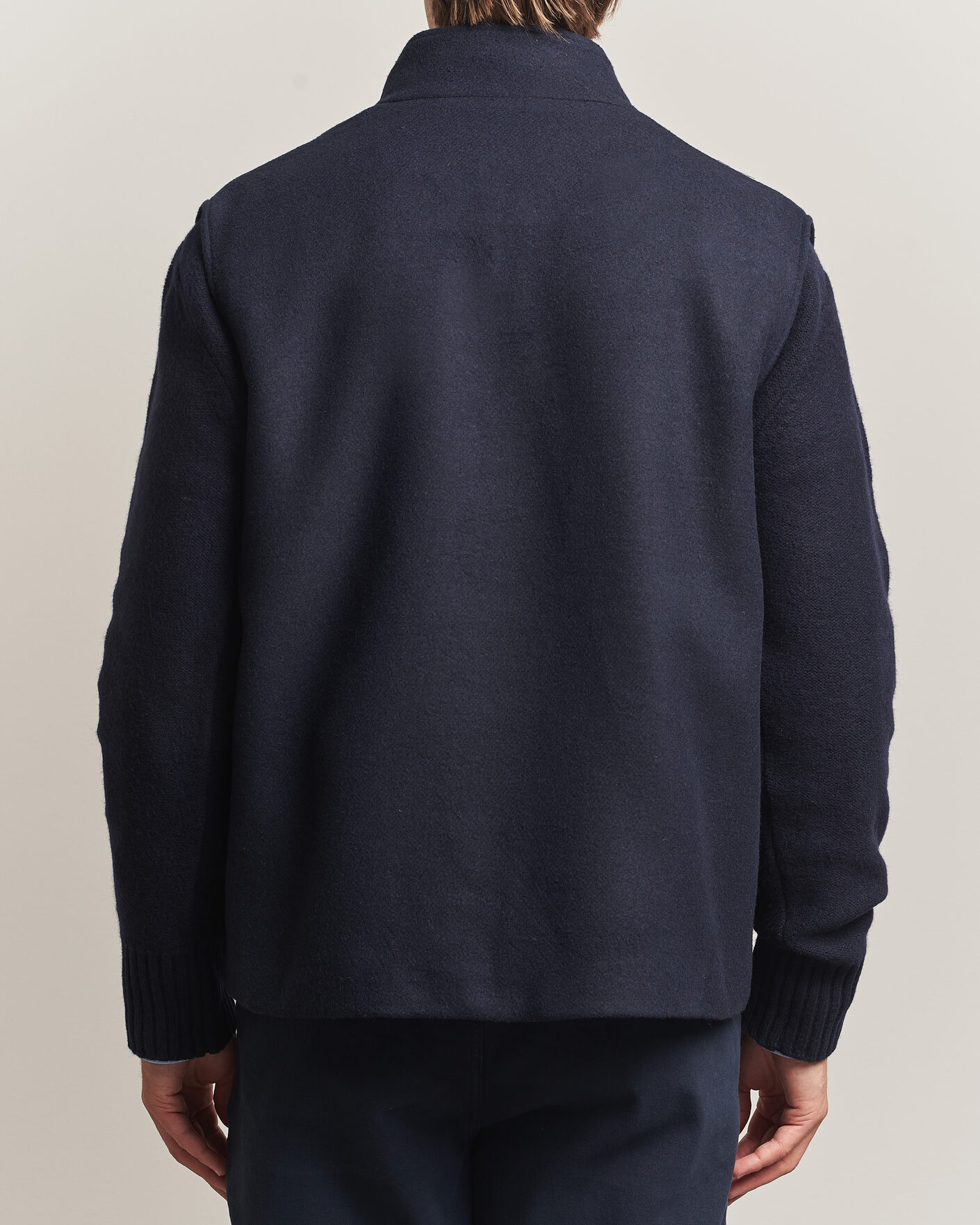 Uomini | Gilet | A Day's March | Canora Lined Wool Vest Navy