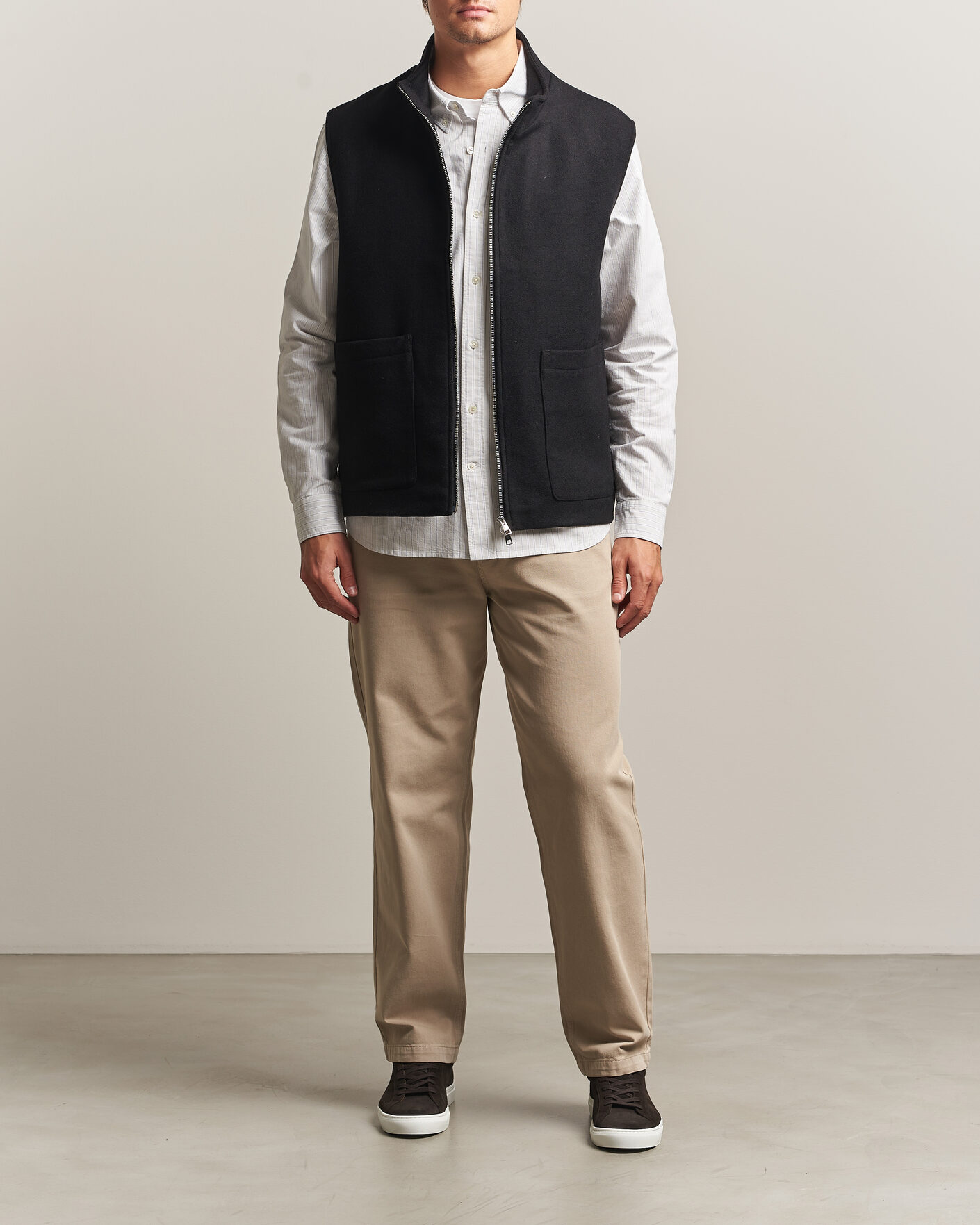 Uomini | Pantaloni | A Day's March | Redwood Cotton Chinos Khaki