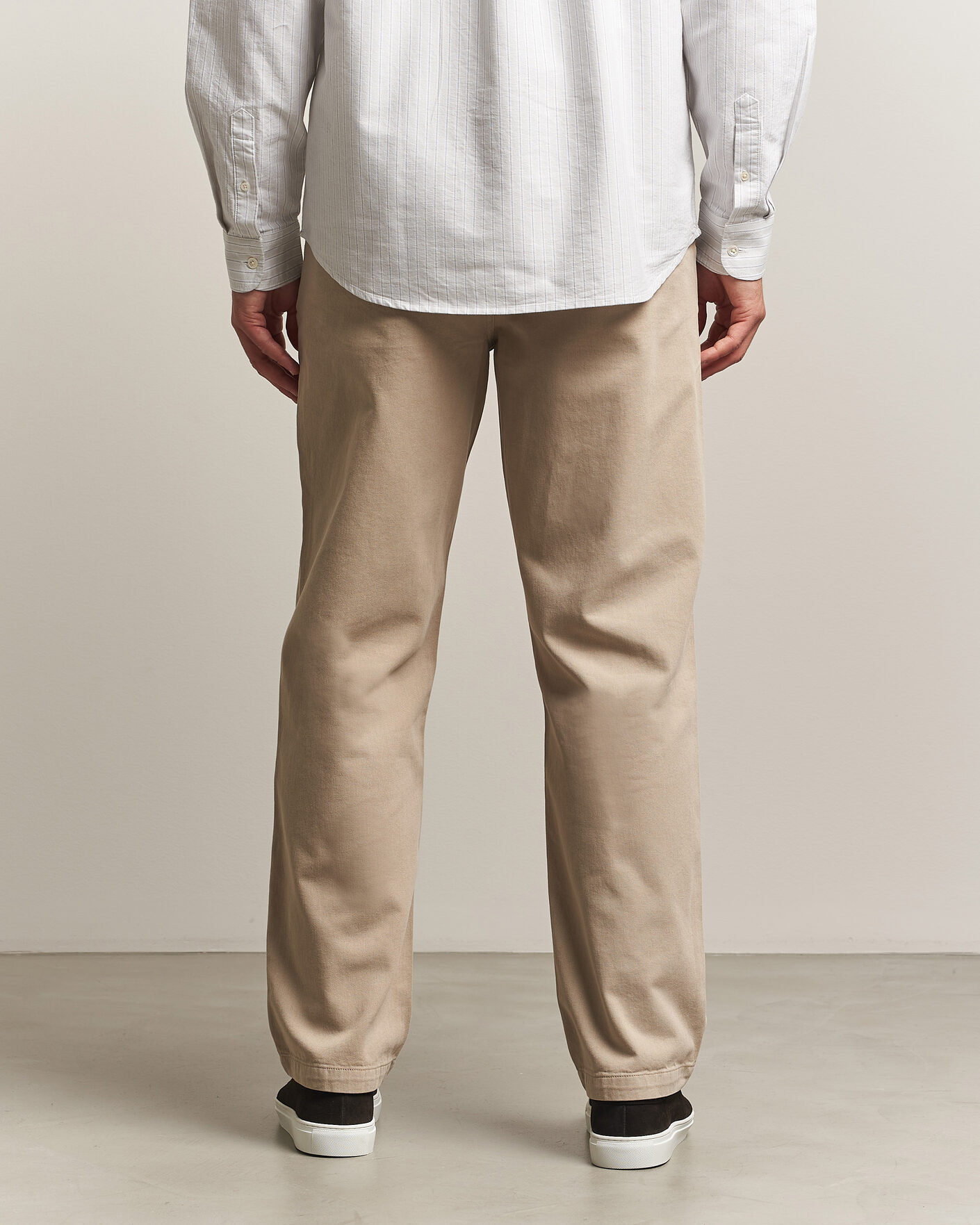 Uomini | Pantaloni | A Day's March | Redwood Cotton Chinos Khaki