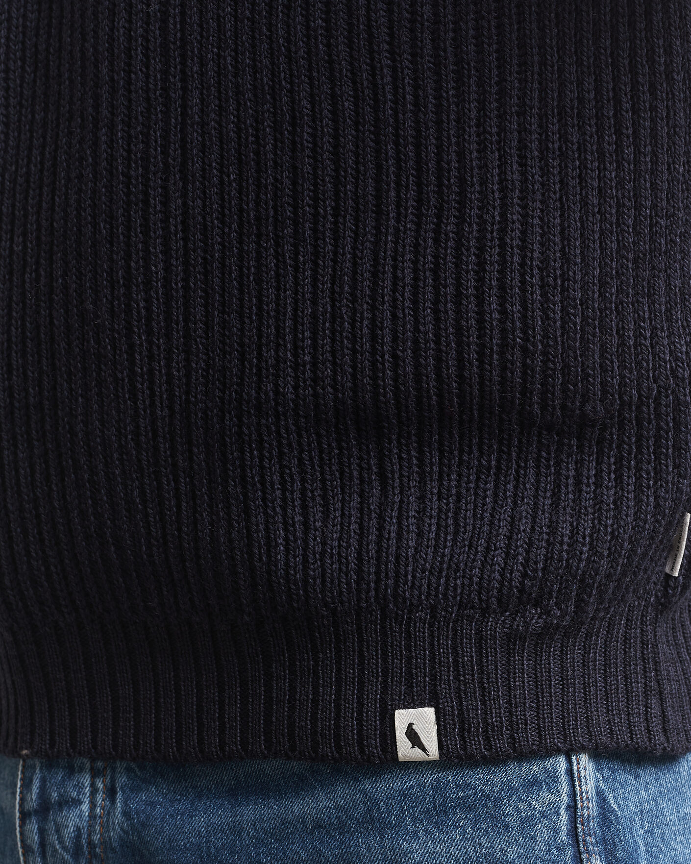 Uomini | Maglieria | Peregrine | Foxton Quarter Zip Jumperr Navy