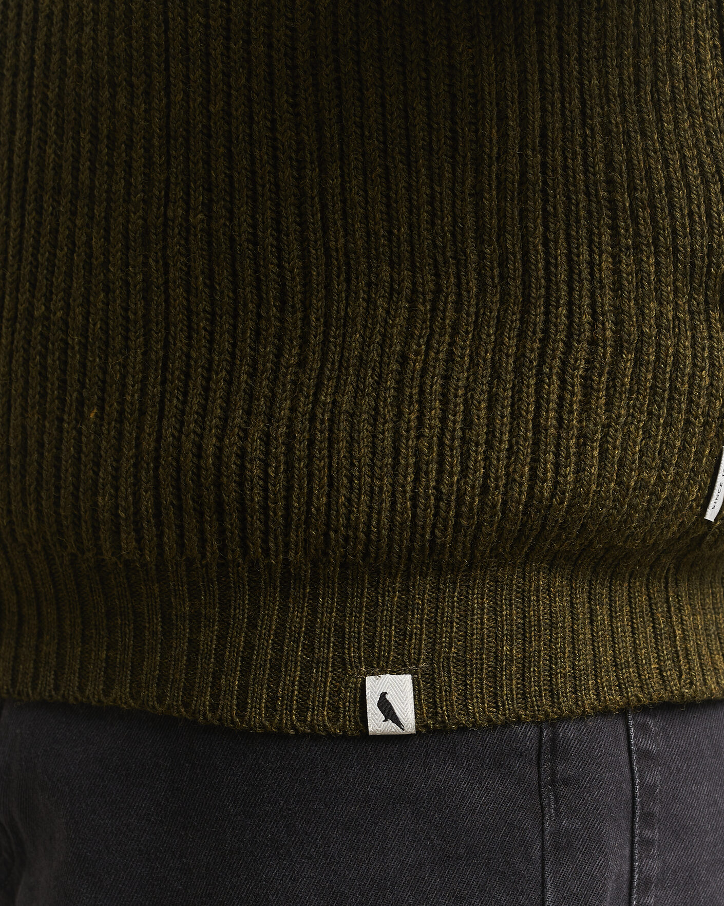 Uomini | Maglieria | Peregrine | Foxton Quarter Zip Jumperr Olive