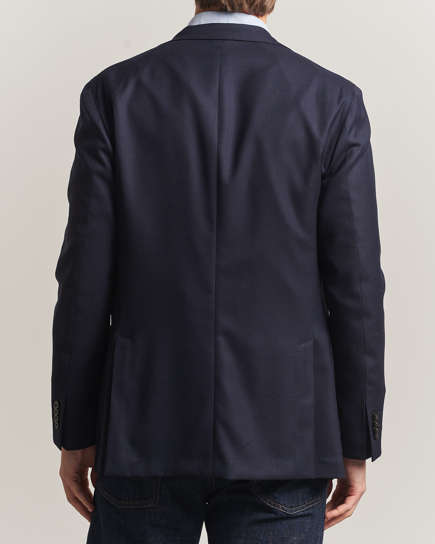 Uomini | Blazers | Boglioli for Care of Carl | Boglioli K Jacket Exclusive Hopsack Blazer Navy