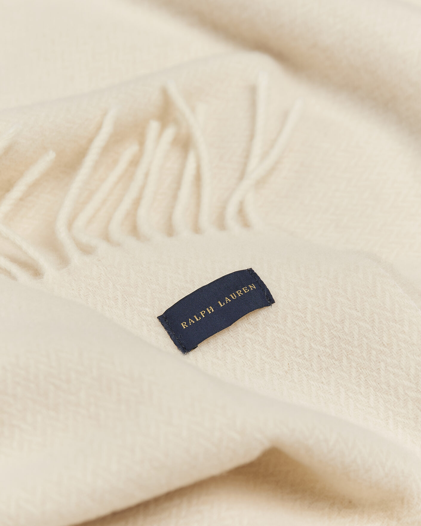 Uomini | Tessuti | Ralph Lauren Home | Jax Wool/Cashmere Throw Blanket True Cream