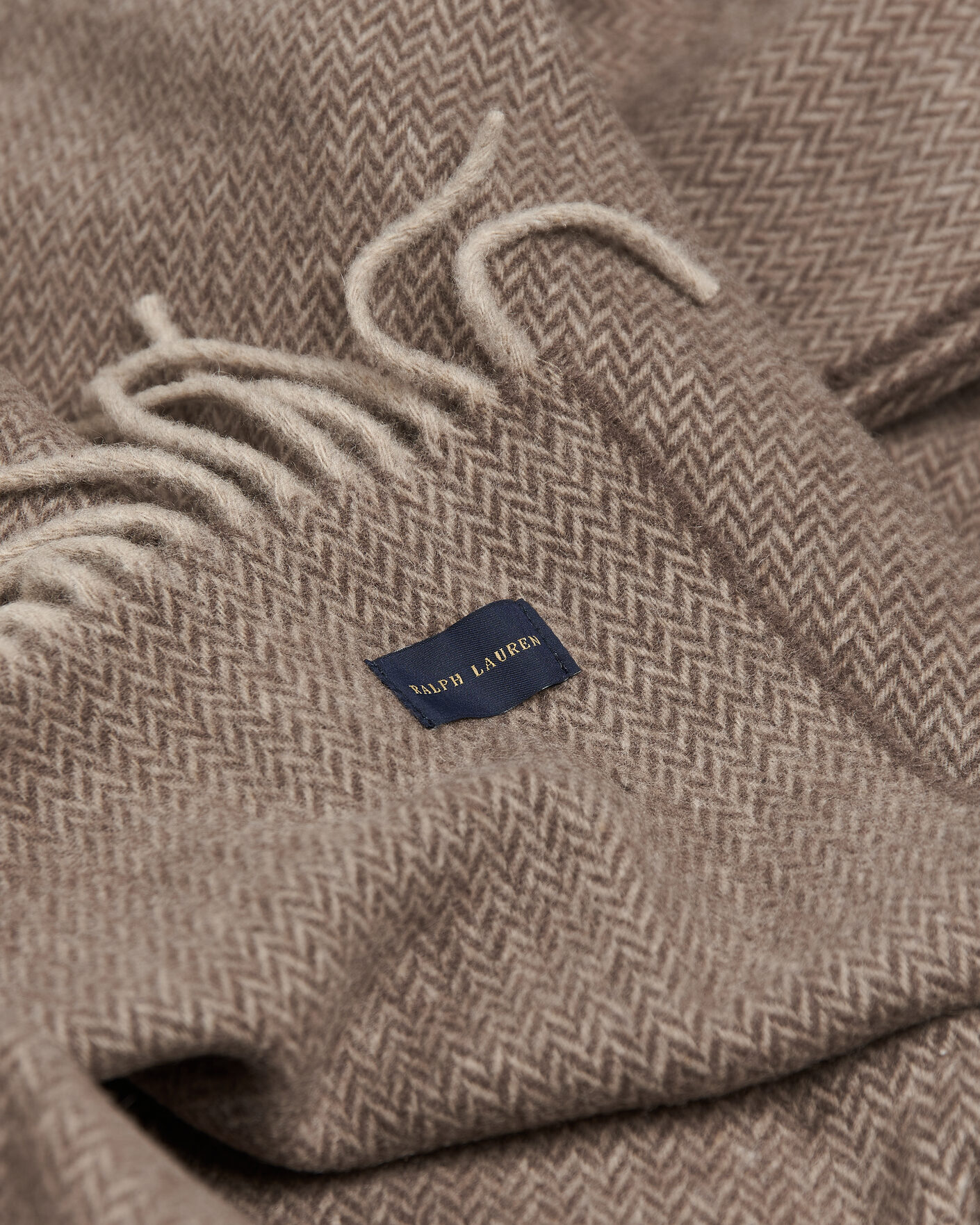 Uomini | Tessuti | Ralph Lauren Home | Jax Wool/Cashmere Throw Blanket Chocolate Brown