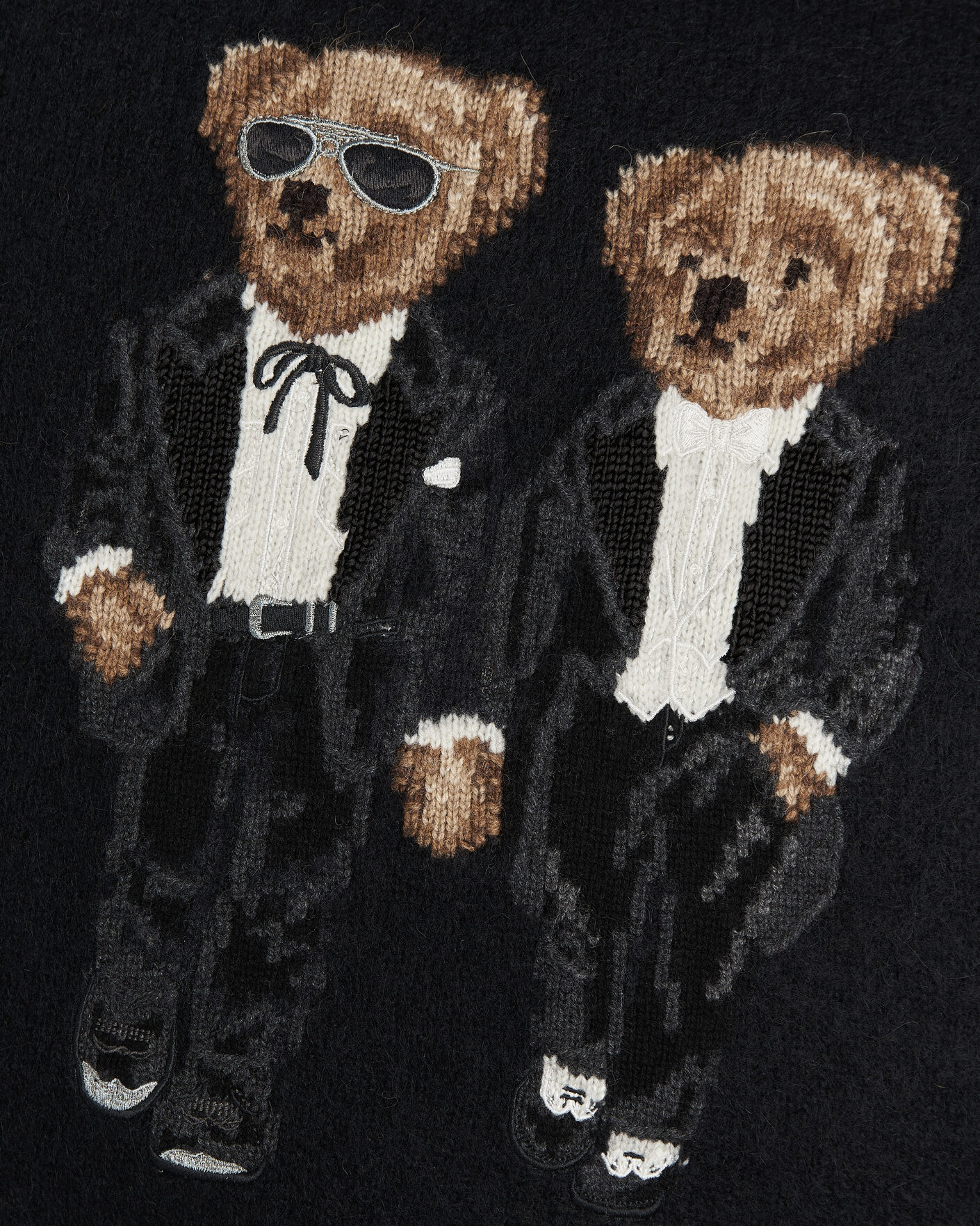 Uomini | Casa | Ralph Lauren Home | Ralph & Ricky Bear Wool/Alpaca Pillow Black