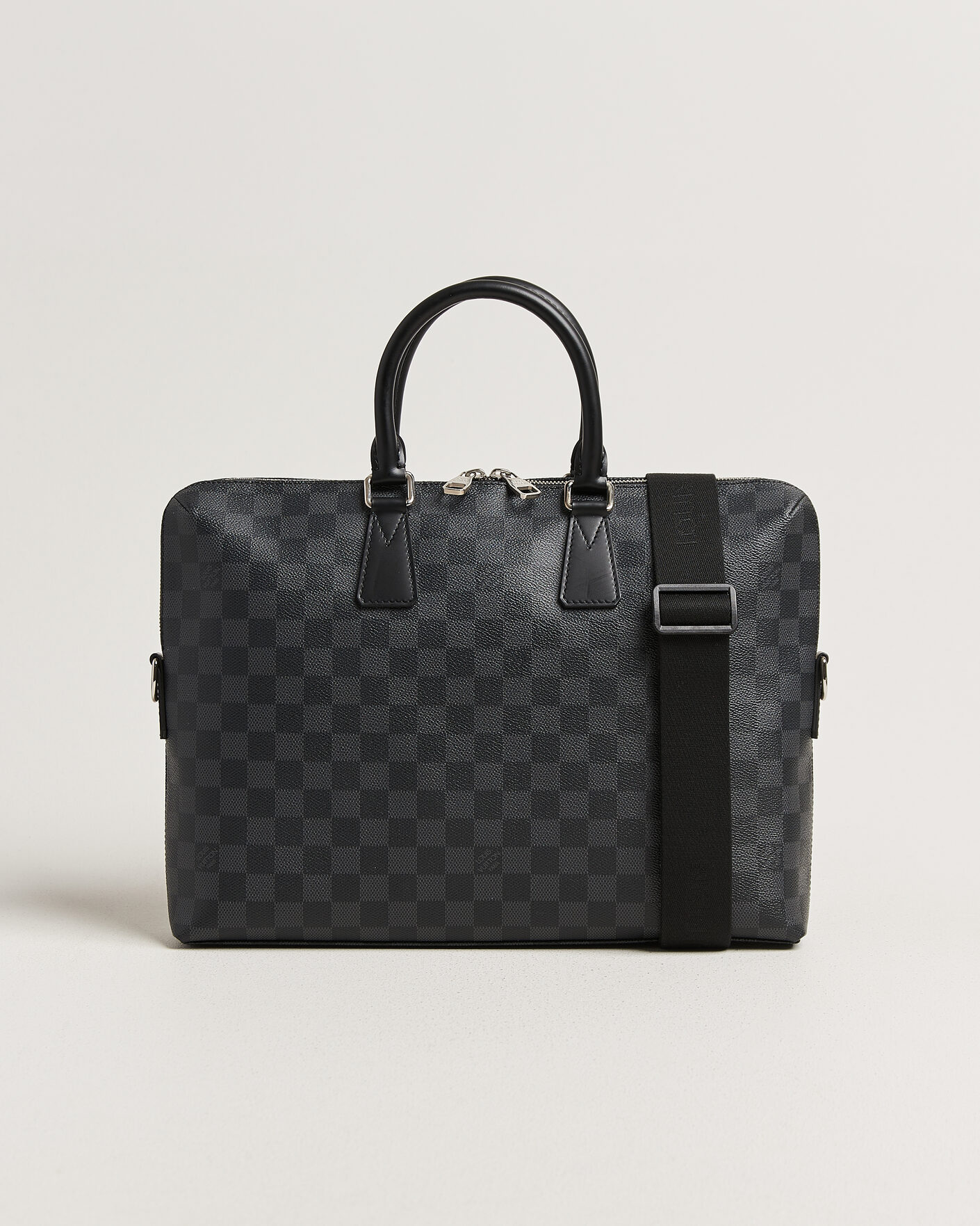 Uomini | Pre-Owned & Vintage Bags | Louis Vuitton Pre-Owned | Porte Documents Bag Damier Graphite