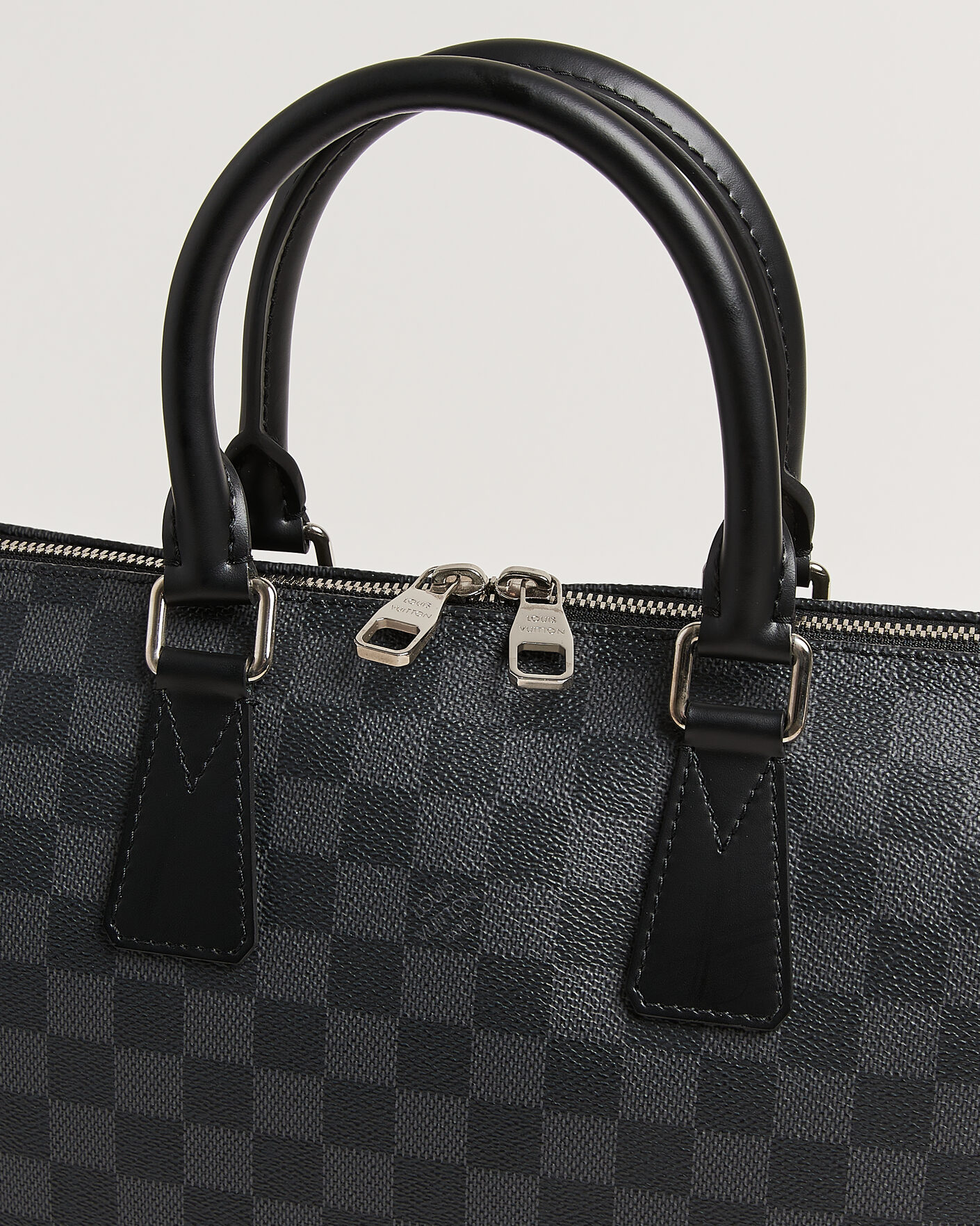 Uomini | Pre-Owned & Vintage Bags | Louis Vuitton Pre-Owned | Porte Documents Bag Damier Graphite