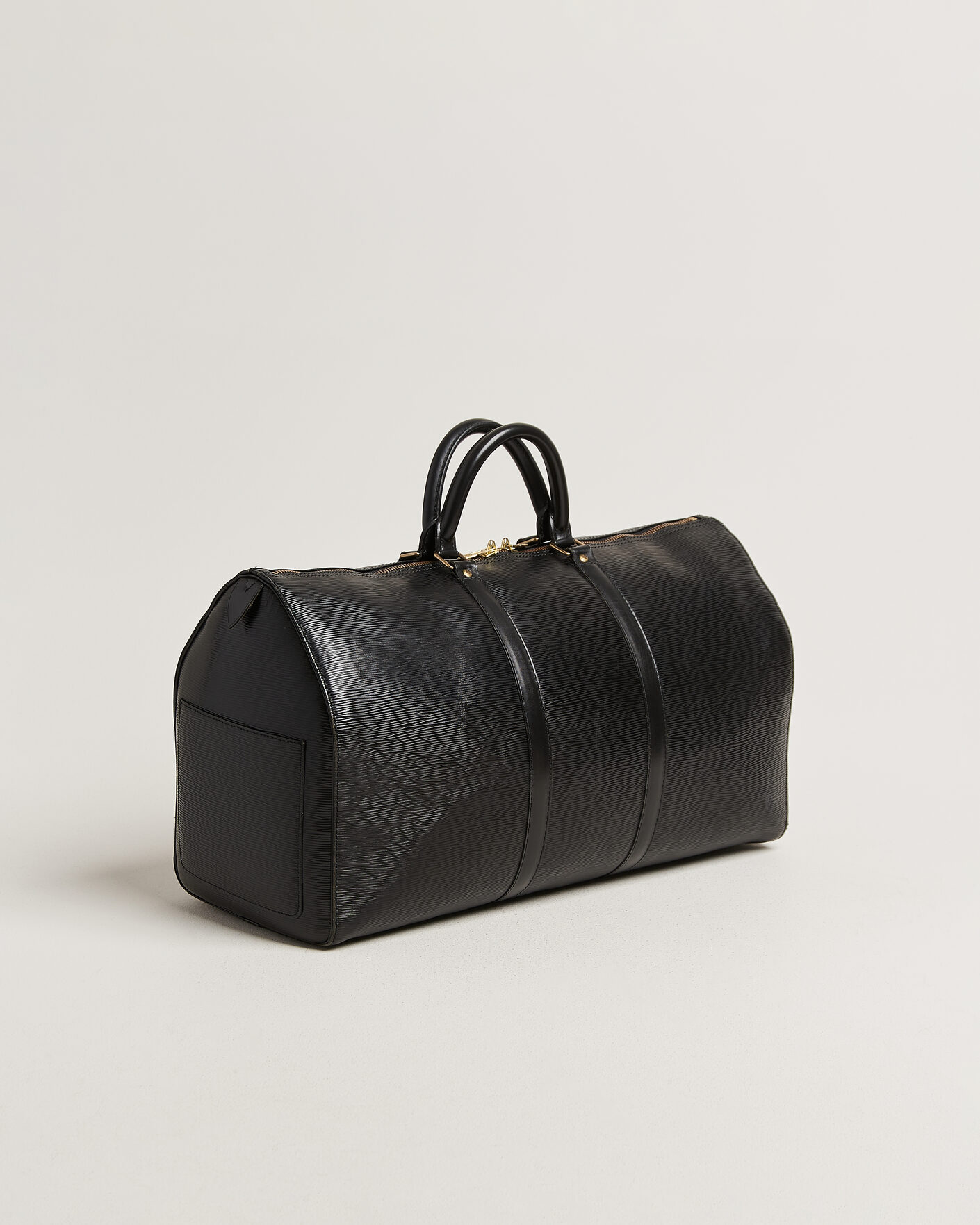 Uomini | Pre-Owned & Vintage Bags | Louis Vuitton Pre-Owned | Keepall 50 Epi Leather Black