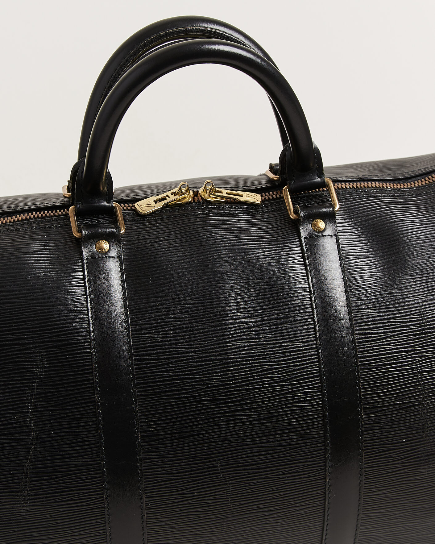 Uomini | Pre-Owned & Vintage Bags | Louis Vuitton Pre-Owned | Keepall 50 Epi Leather Black