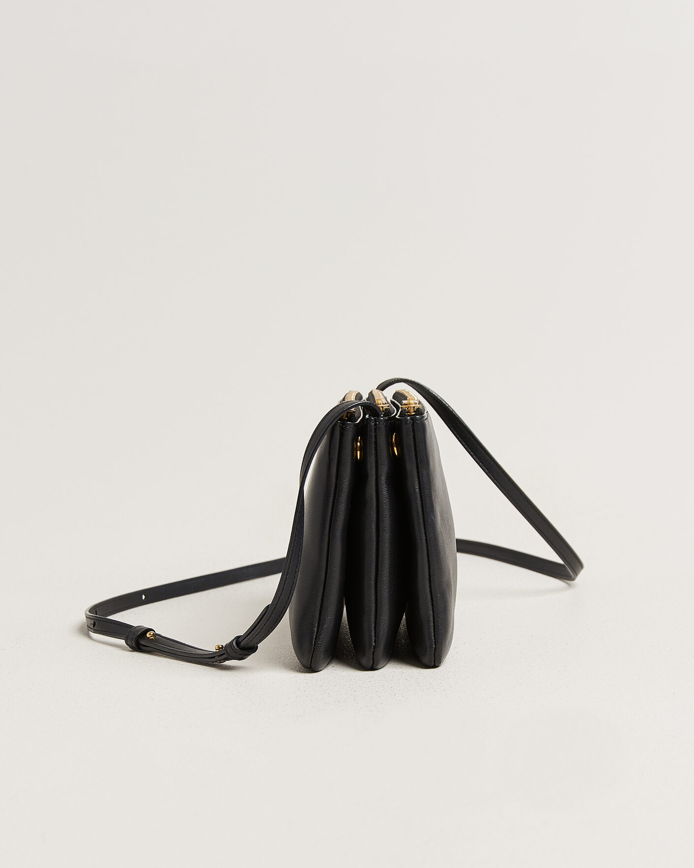 Uomini | Pre-Owned & Vintage Bags | Celine Pre-Owned | Trio Bag Small Leather Black