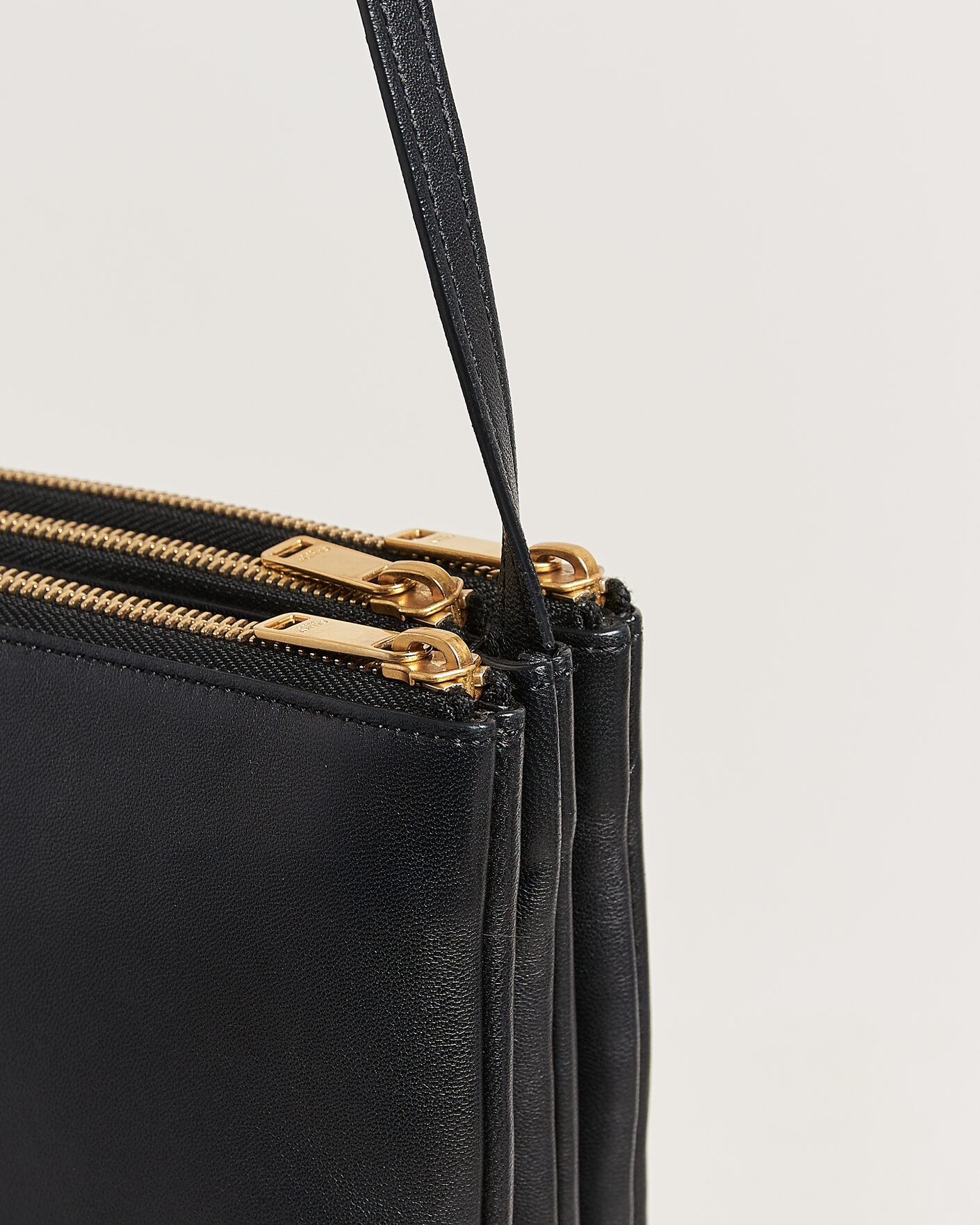 Uomini | Pre-Owned & Vintage Bags | Celine Pre-Owned | Trio Bag Small Leather Black