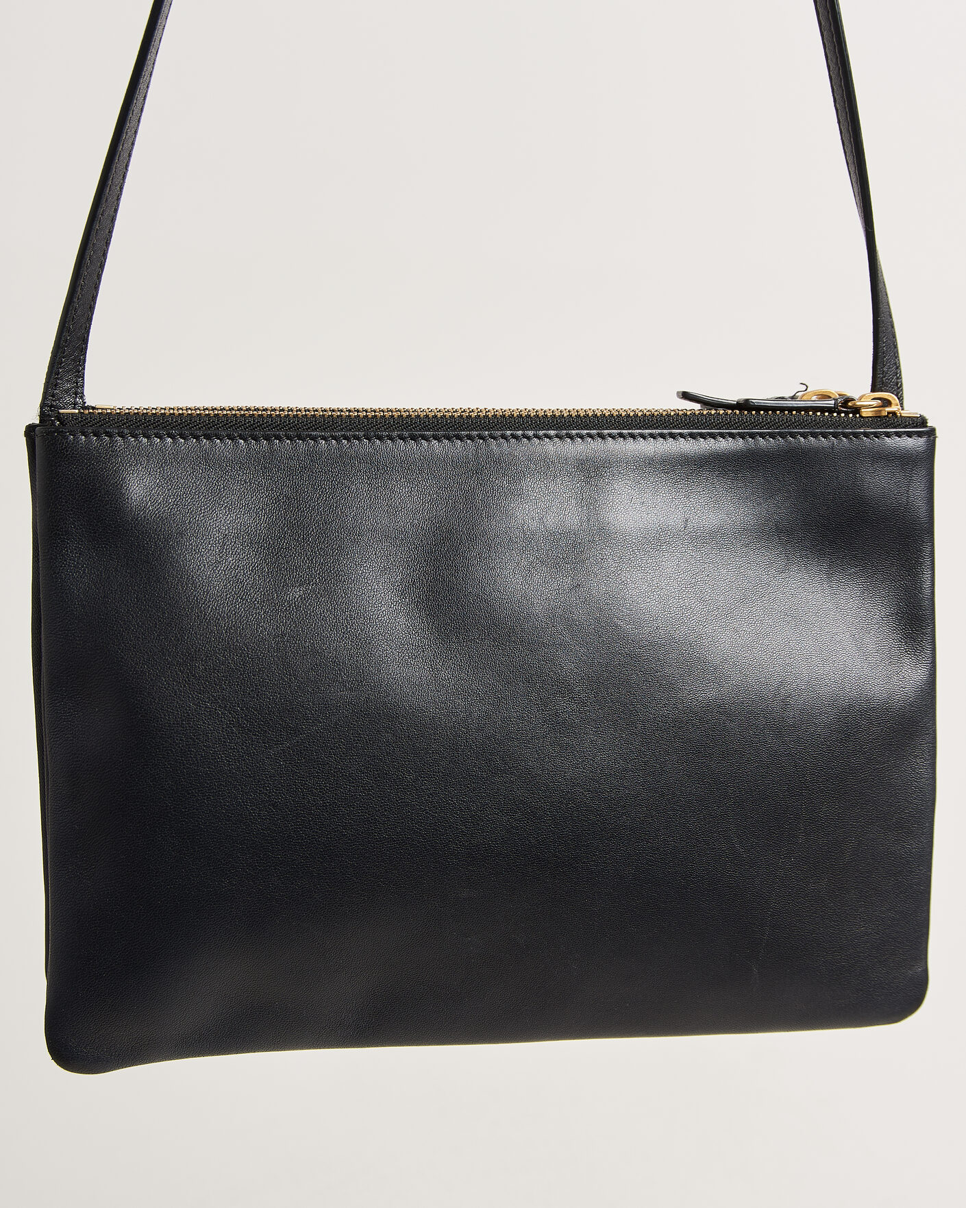 Uomini | Pre-Owned & Vintage Bags | Celine Pre-Owned | Trio Bag Medium Leather Black