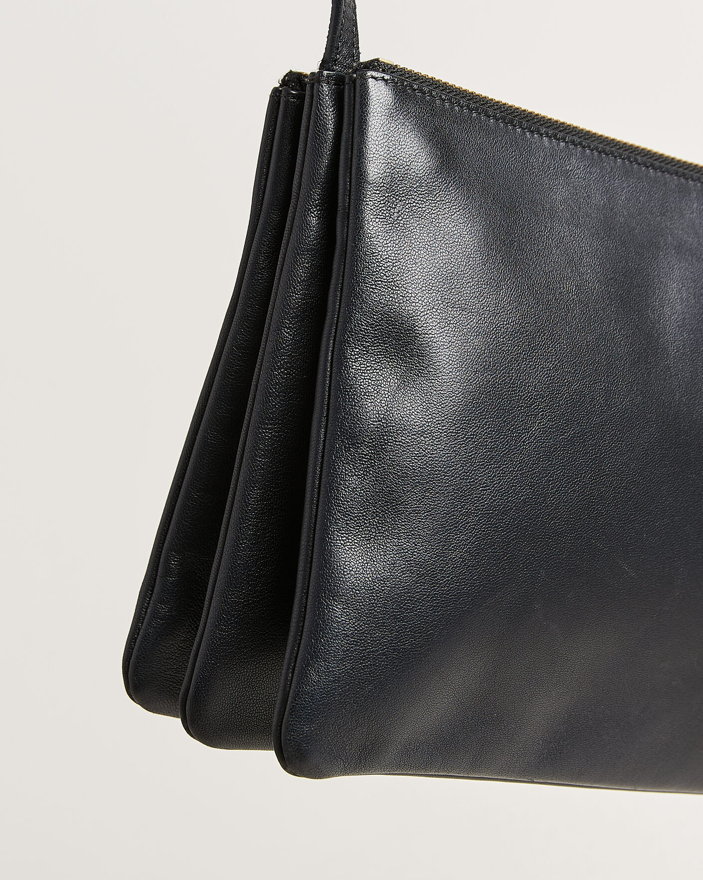 Uomini | Pre-Owned & Vintage Bags | Celine Pre-Owned | Trio Bag Medium Leather Black