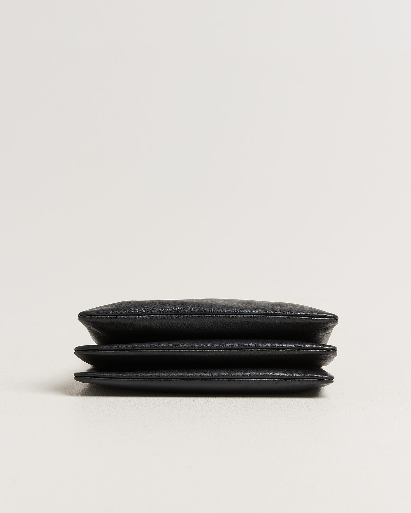 Uomini | Pre-Owned & Vintage Bags | Celine Pre-Owned | Trio Bag Medium Leather Black