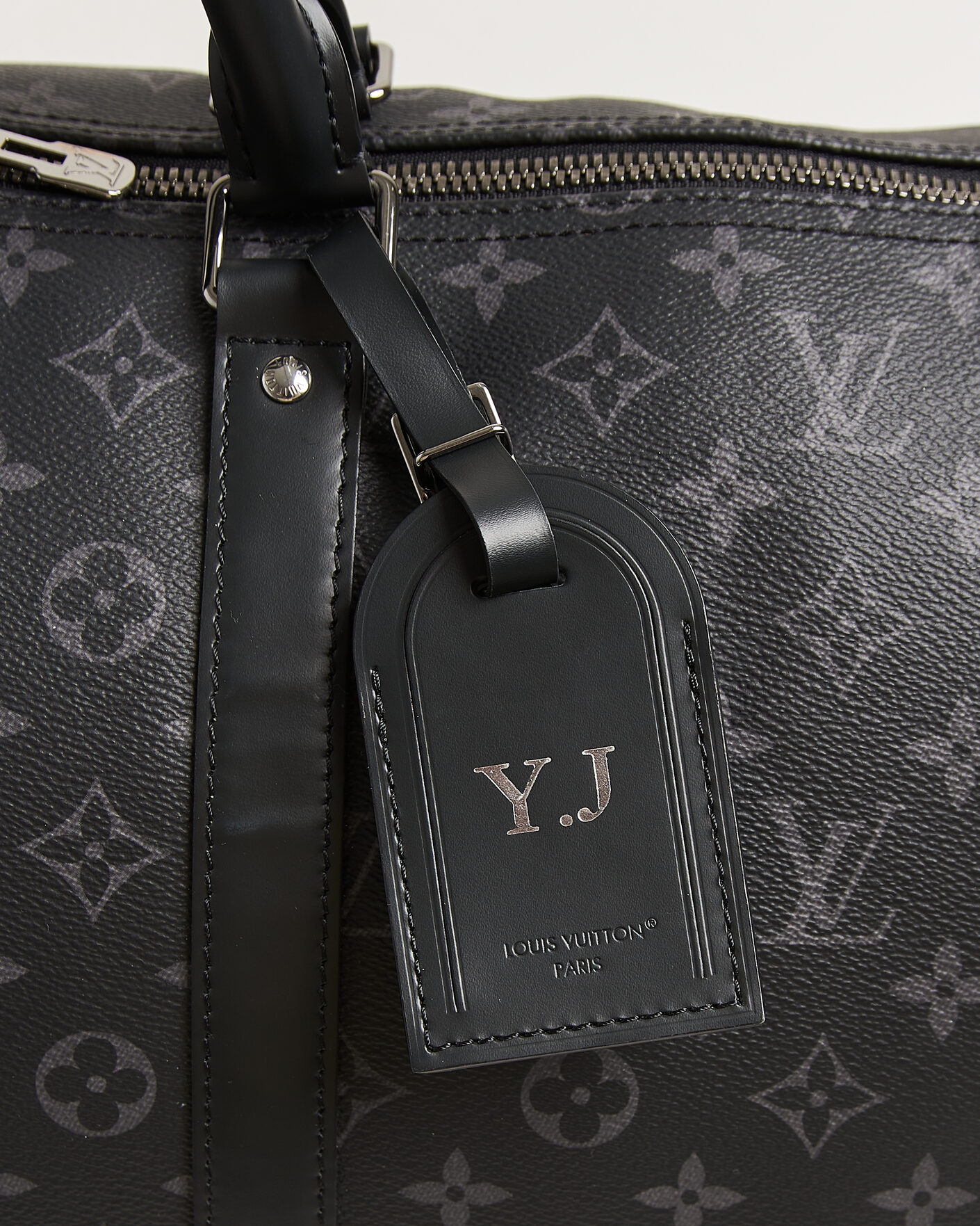 Uomini | Pre-Owned & Vintage Bags | Louis Vuitton Pre-Owned | Keepall 55 Bandoulière Monogram Eclipse