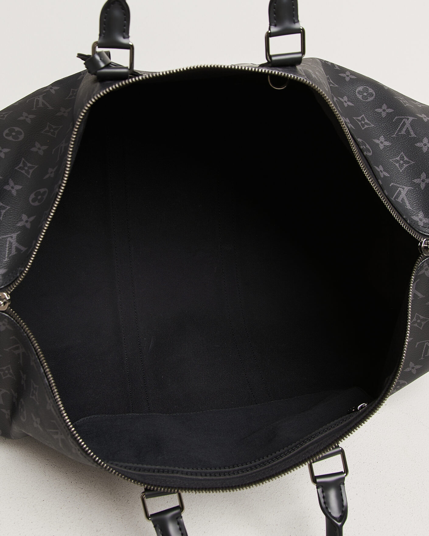 Uomini | Pre-Owned & Vintage Bags | Louis Vuitton Pre-Owned | Keepall 55 Bandoulière Monogram Eclipse
