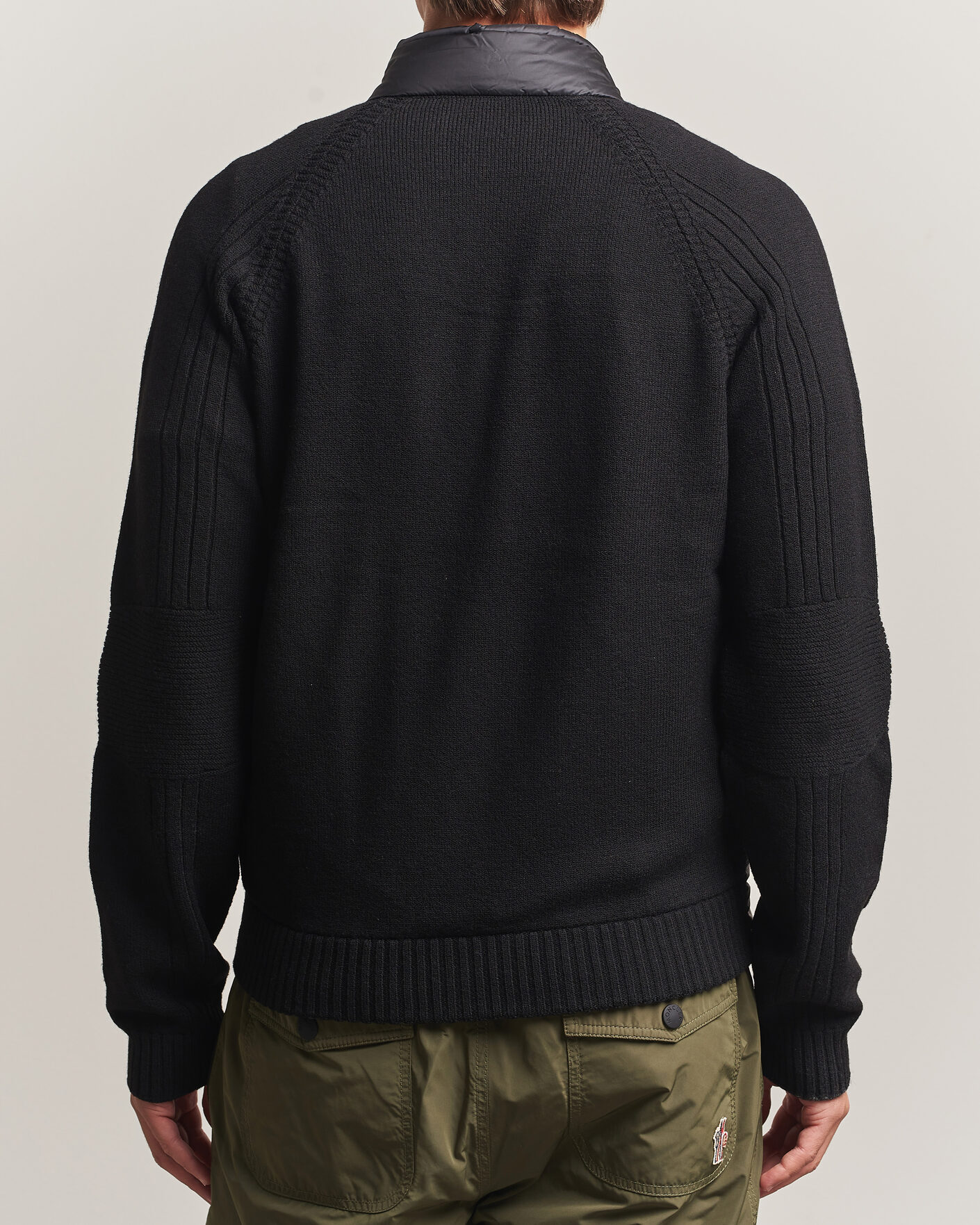 Uomini | Giacche | Moncler Grenoble | Padded Hybrid Cardigan Black