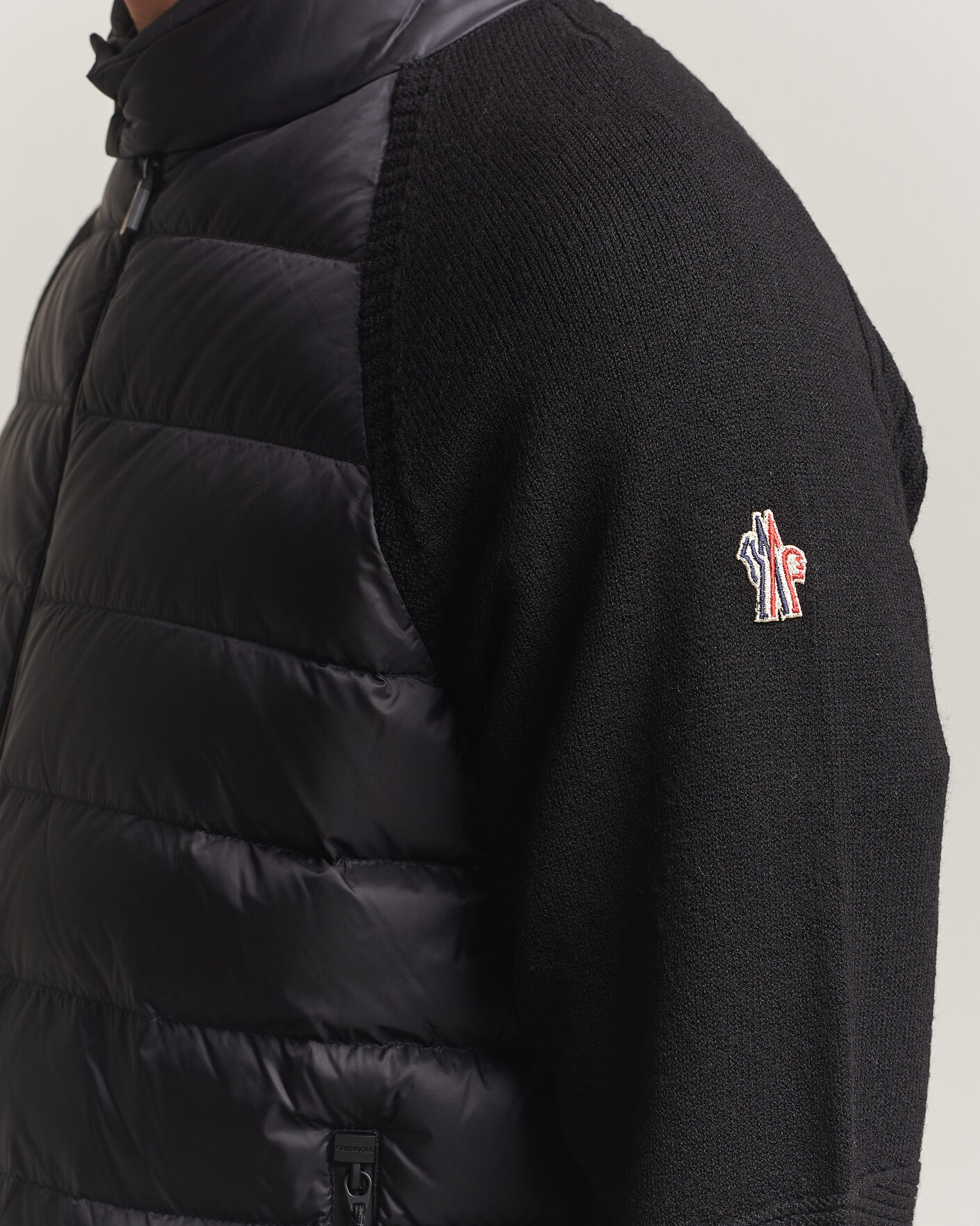 Uomini | Giacche | Moncler Grenoble | Padded Hybrid Cardigan Black