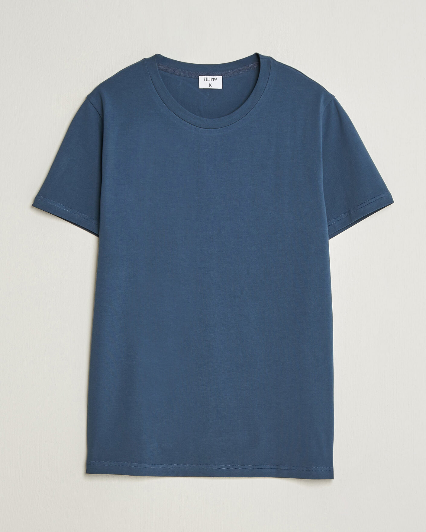 Uomini | T-shirt | Filippa K | Soft Lycra T-Shirt Stone Blue