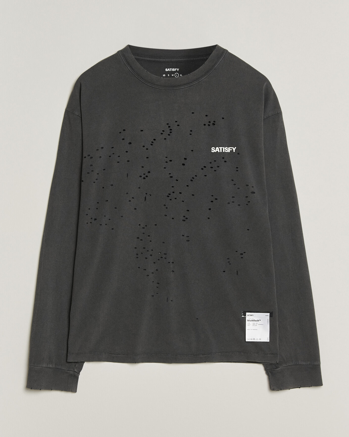 Uomini | T-shirt | Satisfy | MothTech Long Sleeve T-Shirt Aged Black