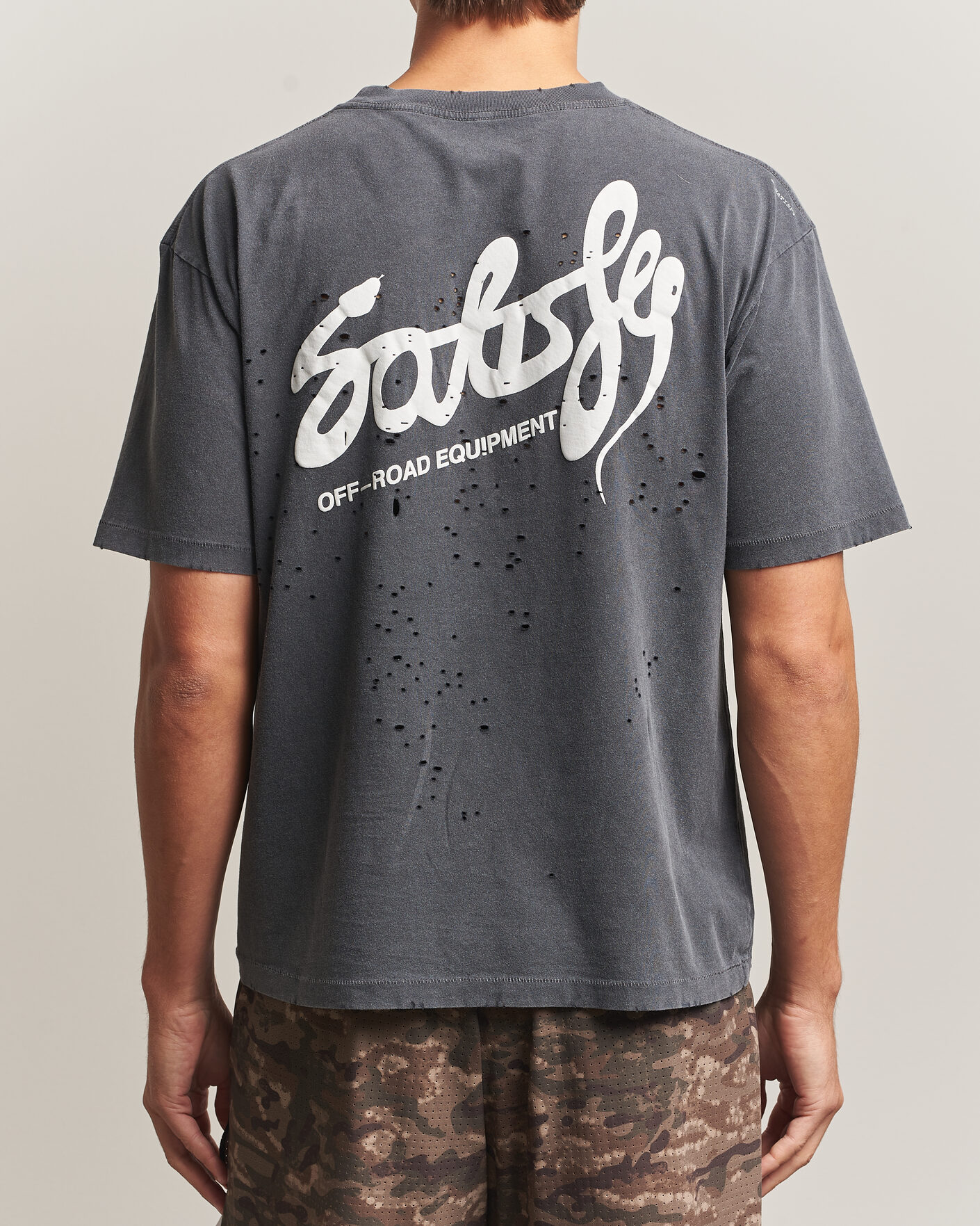 Uomini | T-shirt | Satisfy | MothTech T-Shirt Aged Black Eagle