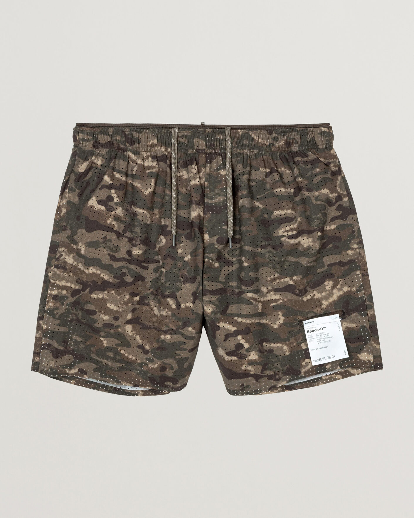 Uomini | Pantaloncini | Satisfy | Space-O 5 Inch Shorts Overland Trek Camo