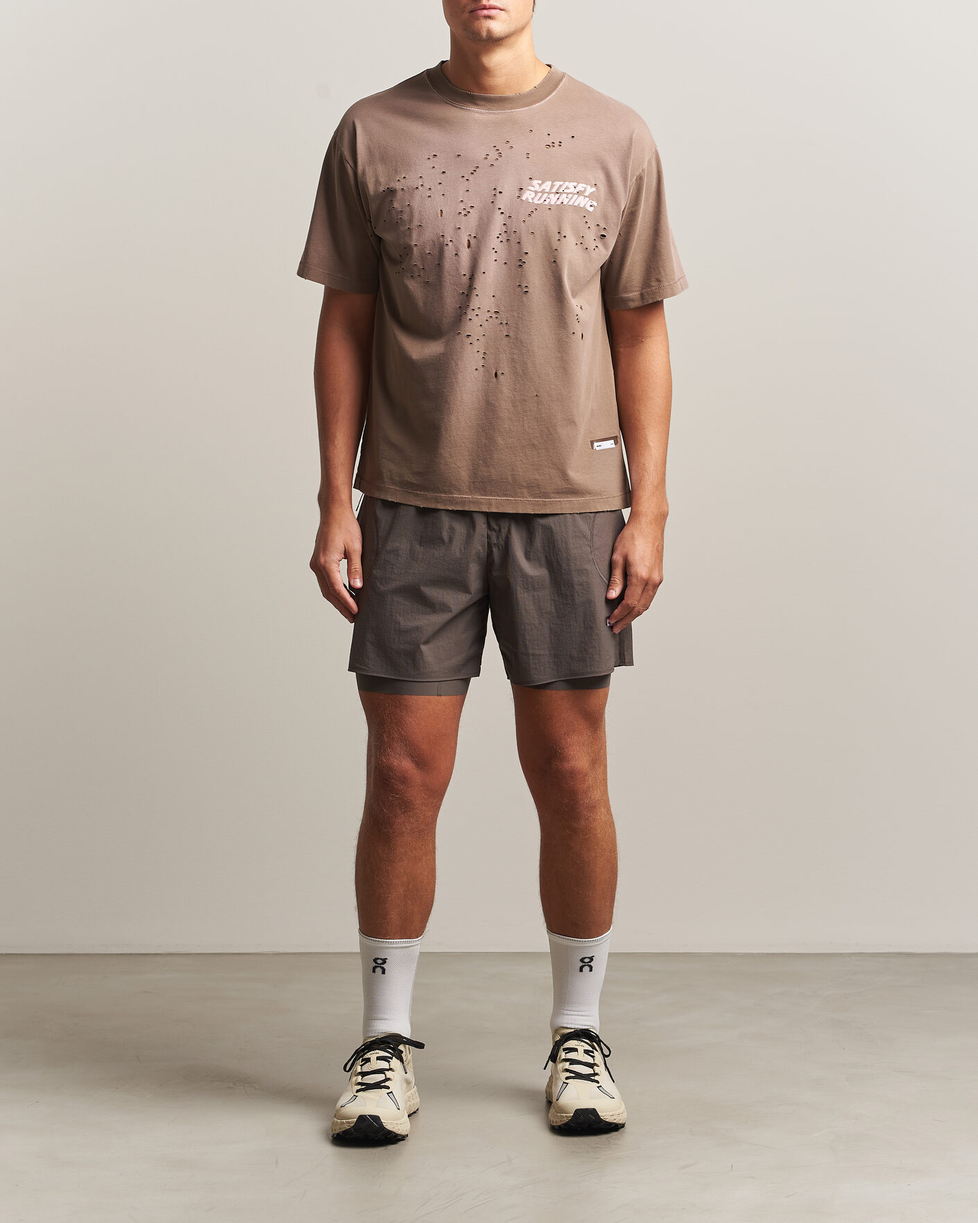 Uomini | T-shirt | Satisfy | MothTech T-Shirt Sun Bleached Rain Drum
