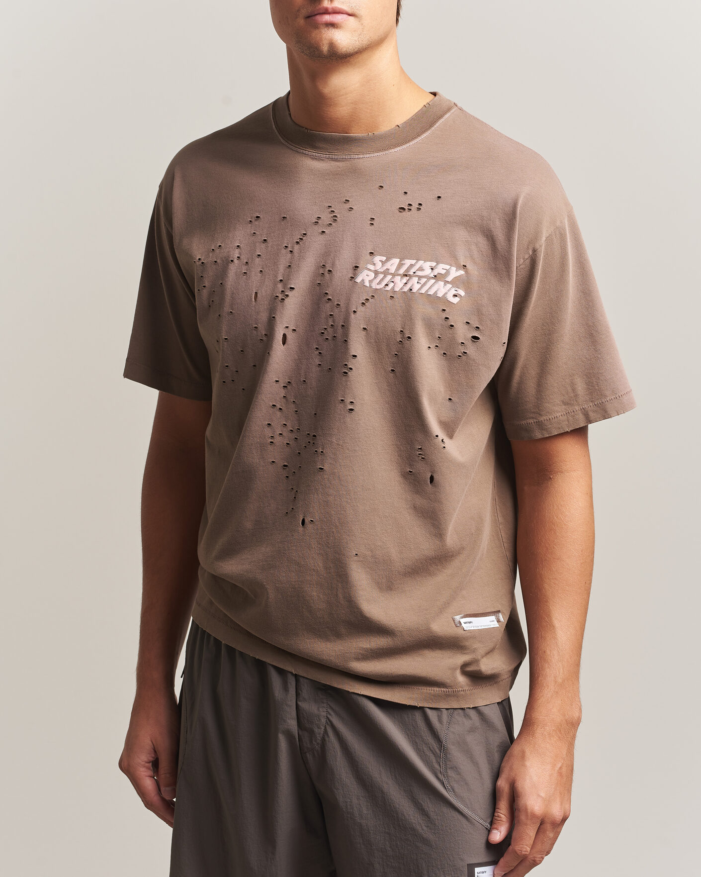 Uomini | T-shirt | Satisfy | MothTech T-Shirt Sun Bleached Rain Drum