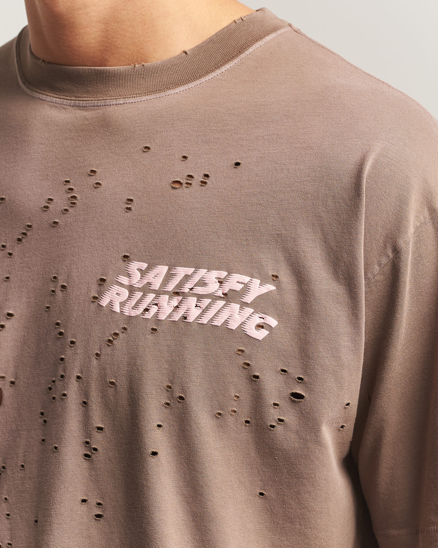 Uomini | T-shirt | Satisfy | MothTech T-Shirt Sun Bleached Rain Drum