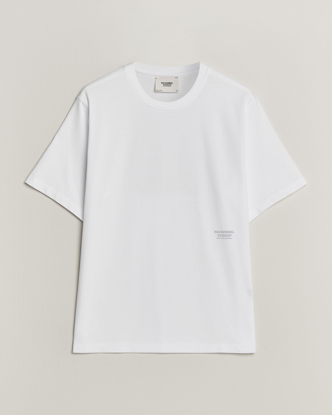 Uomini | T-shirt | Pas Normal Studios | Off-Race Graphic T-Shirt White