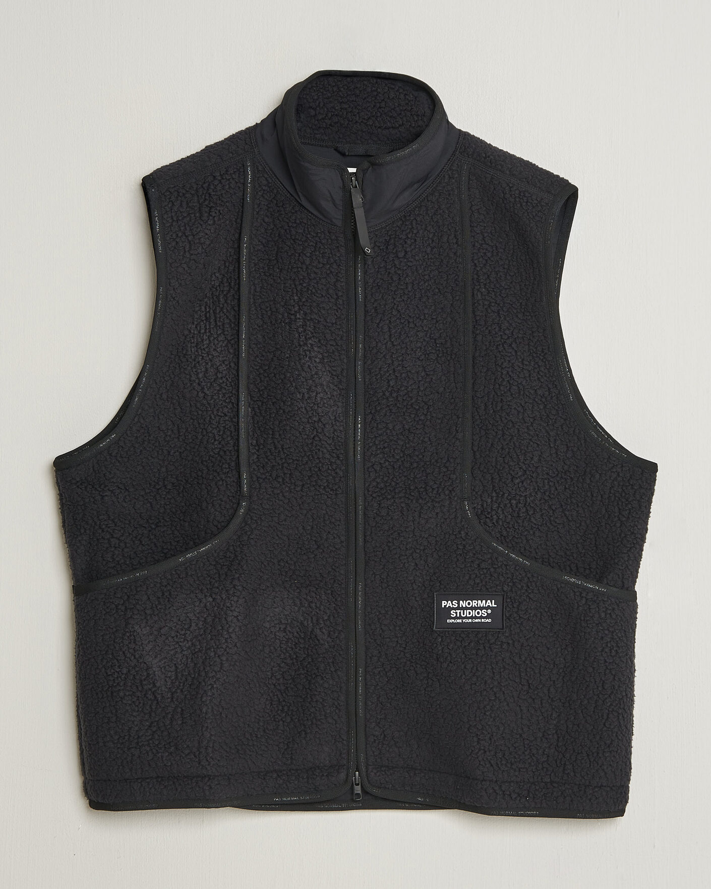 Uomini | Maglieria | Pas Normal Studios | Off-Race Pile Fleece Black