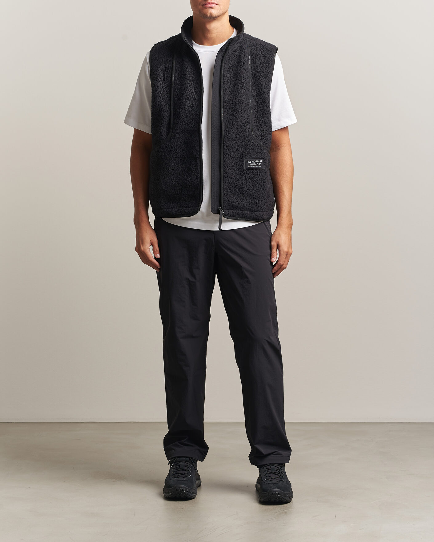 Uomini | Maglieria | Pas Normal Studios | Off-Race Pile Fleece Black